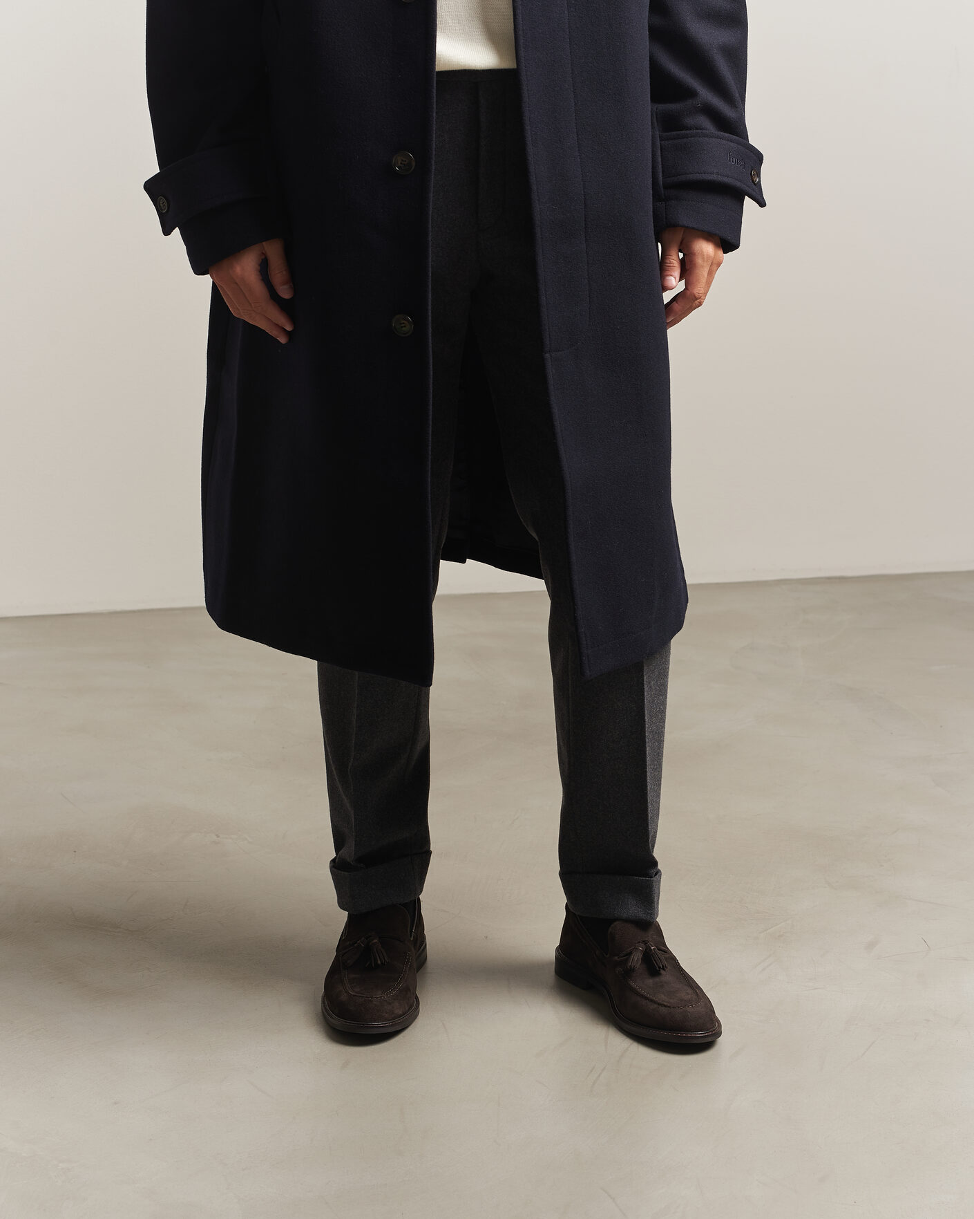 Hombres | Mocasines | Gant | Lozham Suede Tassle Loafer Dark Brown