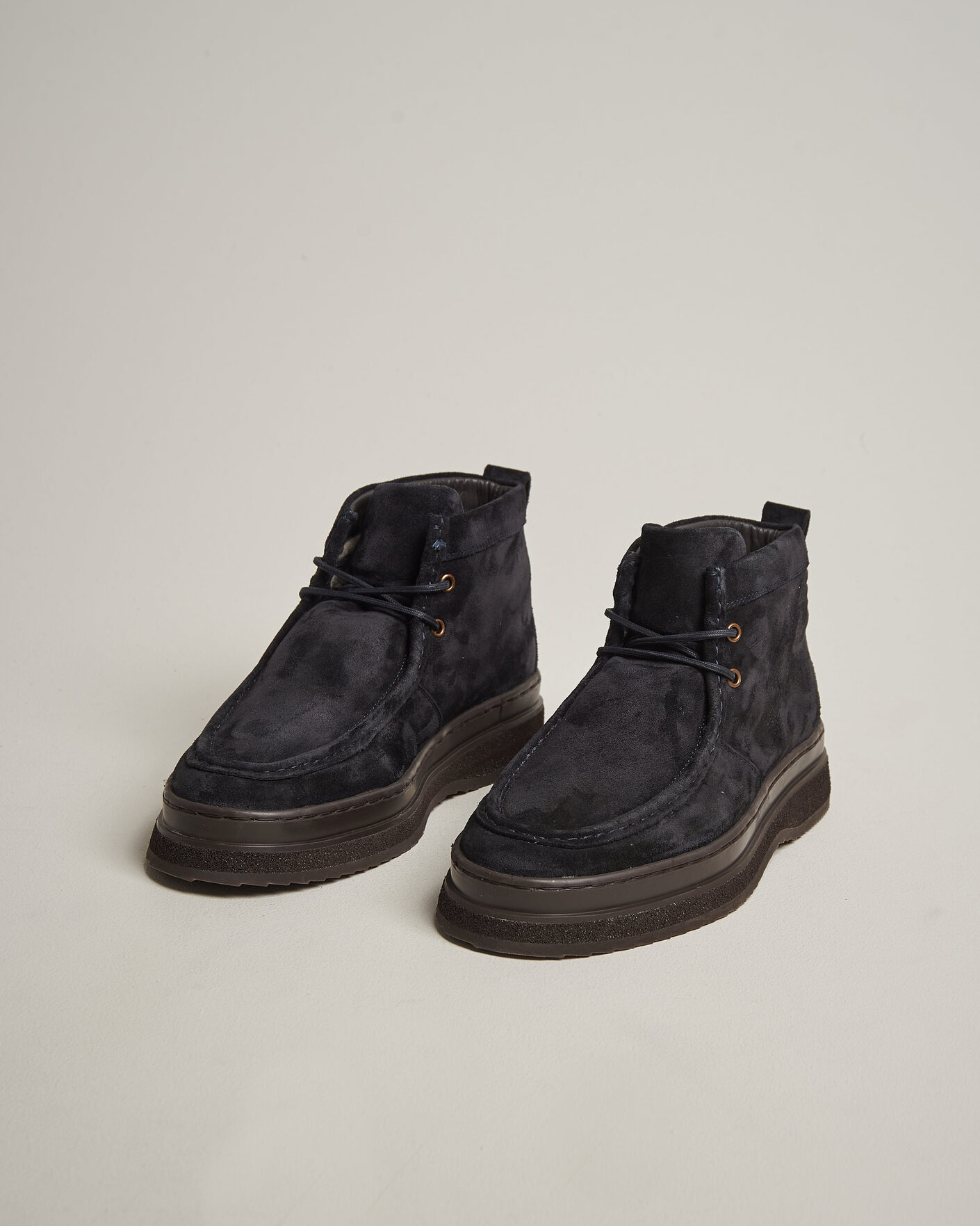 Hombres | Botas | Gant | Blistown Shearling Suede Moc Toe Boot Marine