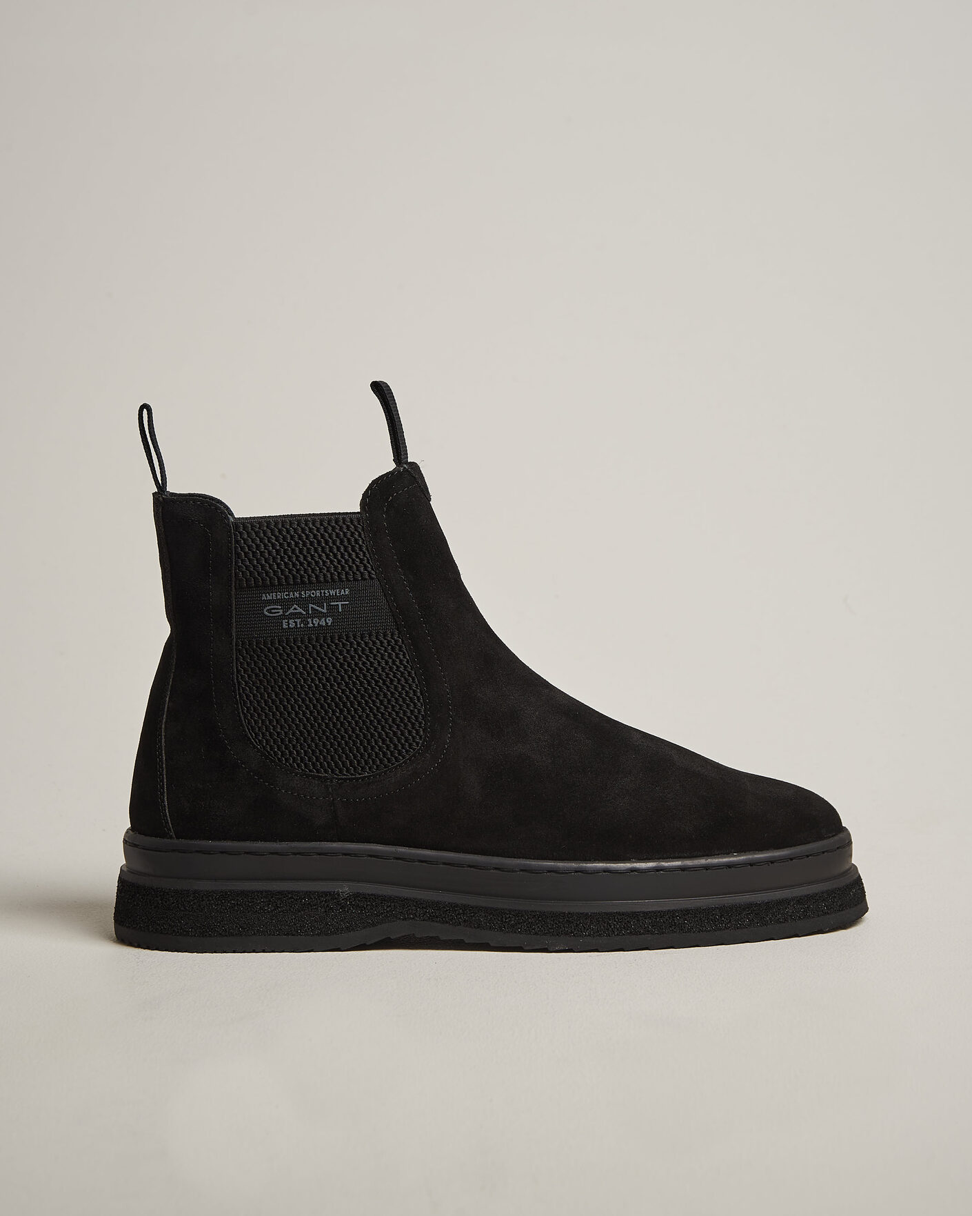 Hombres | Botas | Gant | Blistown Shearling Suede Chelsea Boot Black