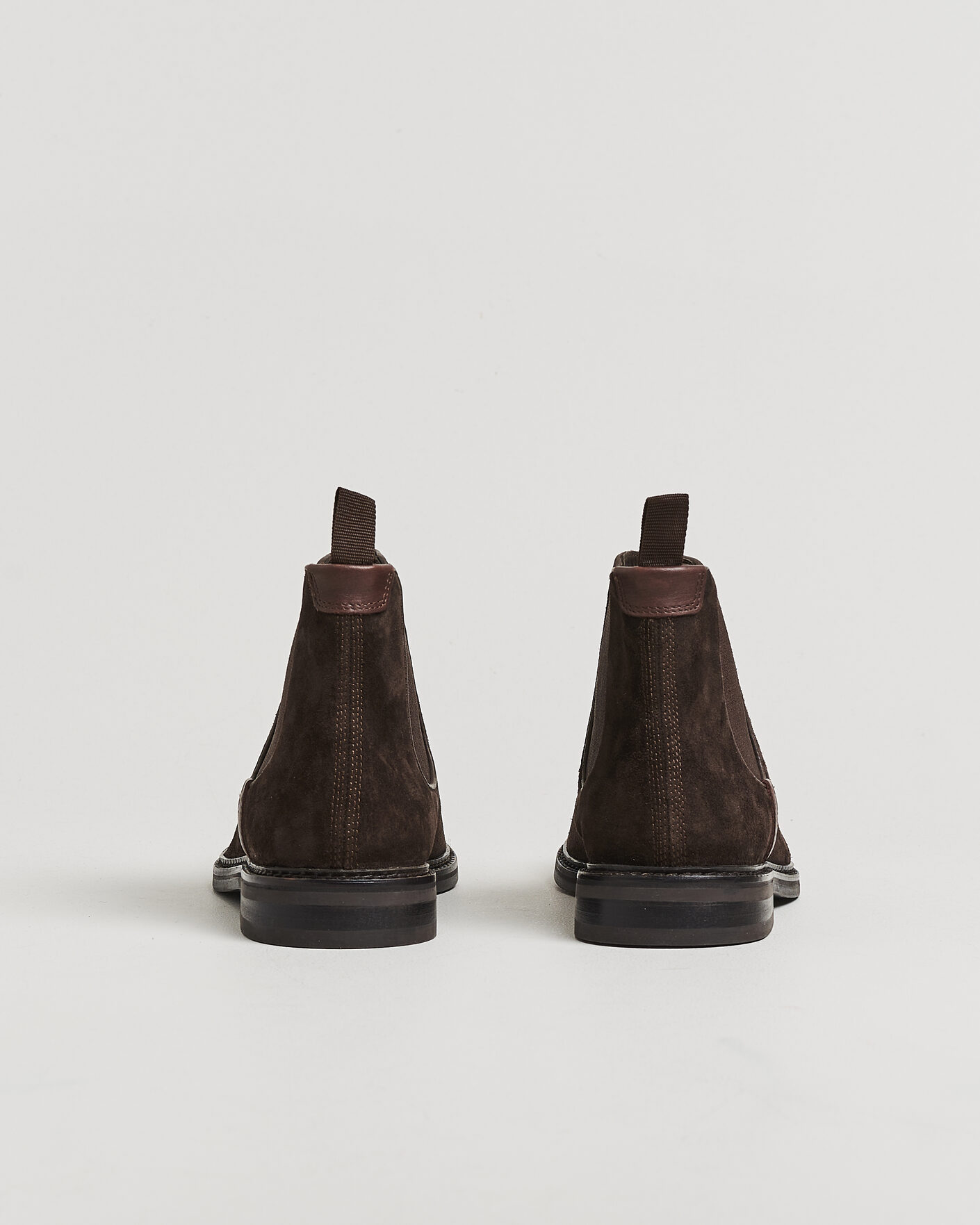 Hombres | Botas | Gant | Bidford Suede Chelsea Boot Dark Brown