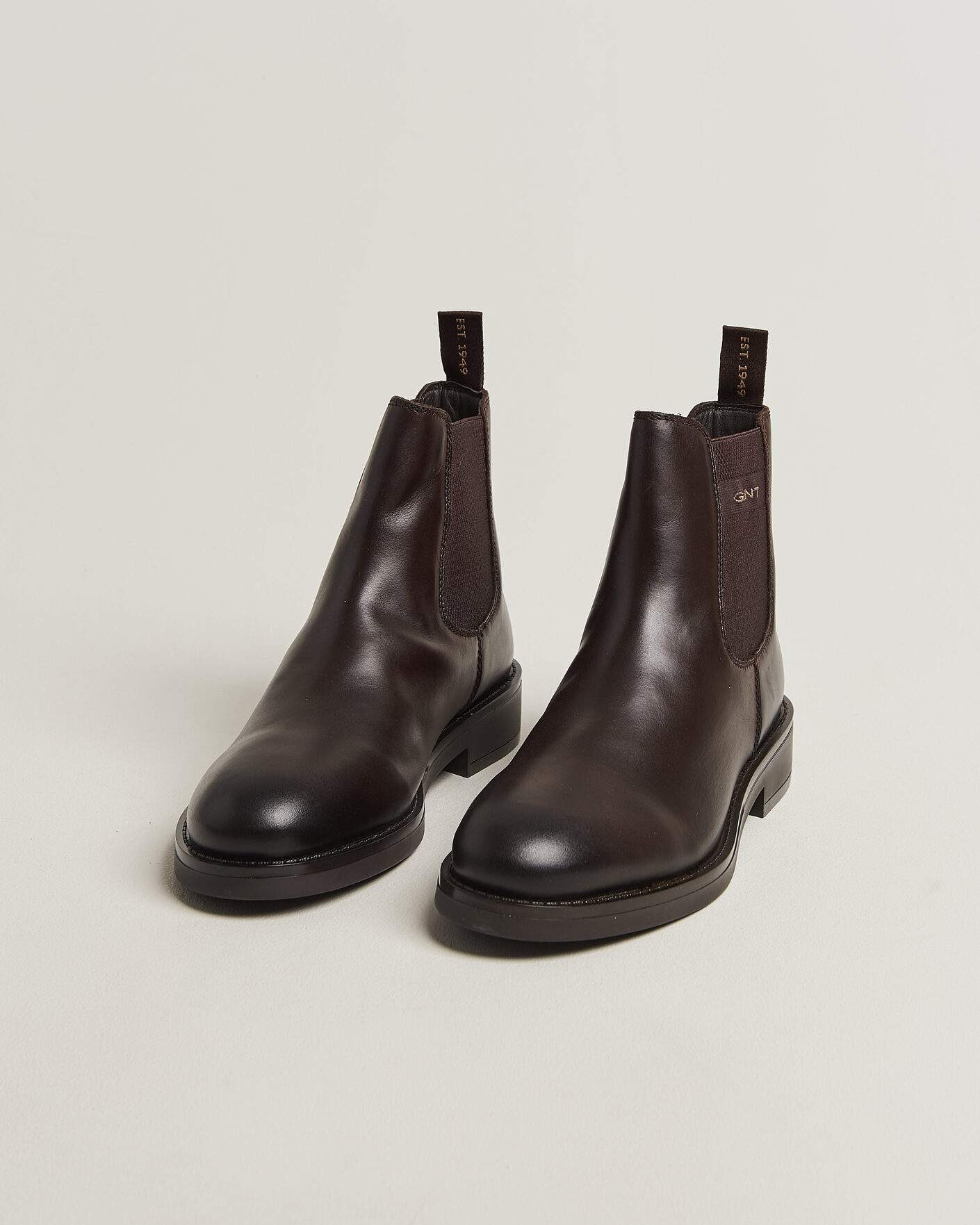 Hombres | Botas | Gant | Prepdale Leather Chelsea Boot Dark Brown