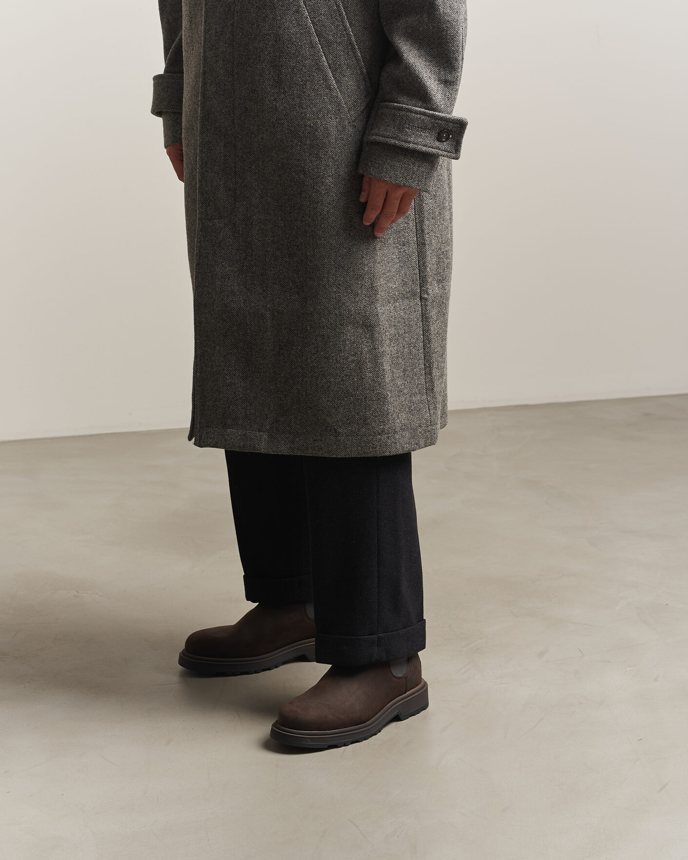 Hombres | Botas | Gant | Blisdor Nubuck Chelsea Boot Dark Brown