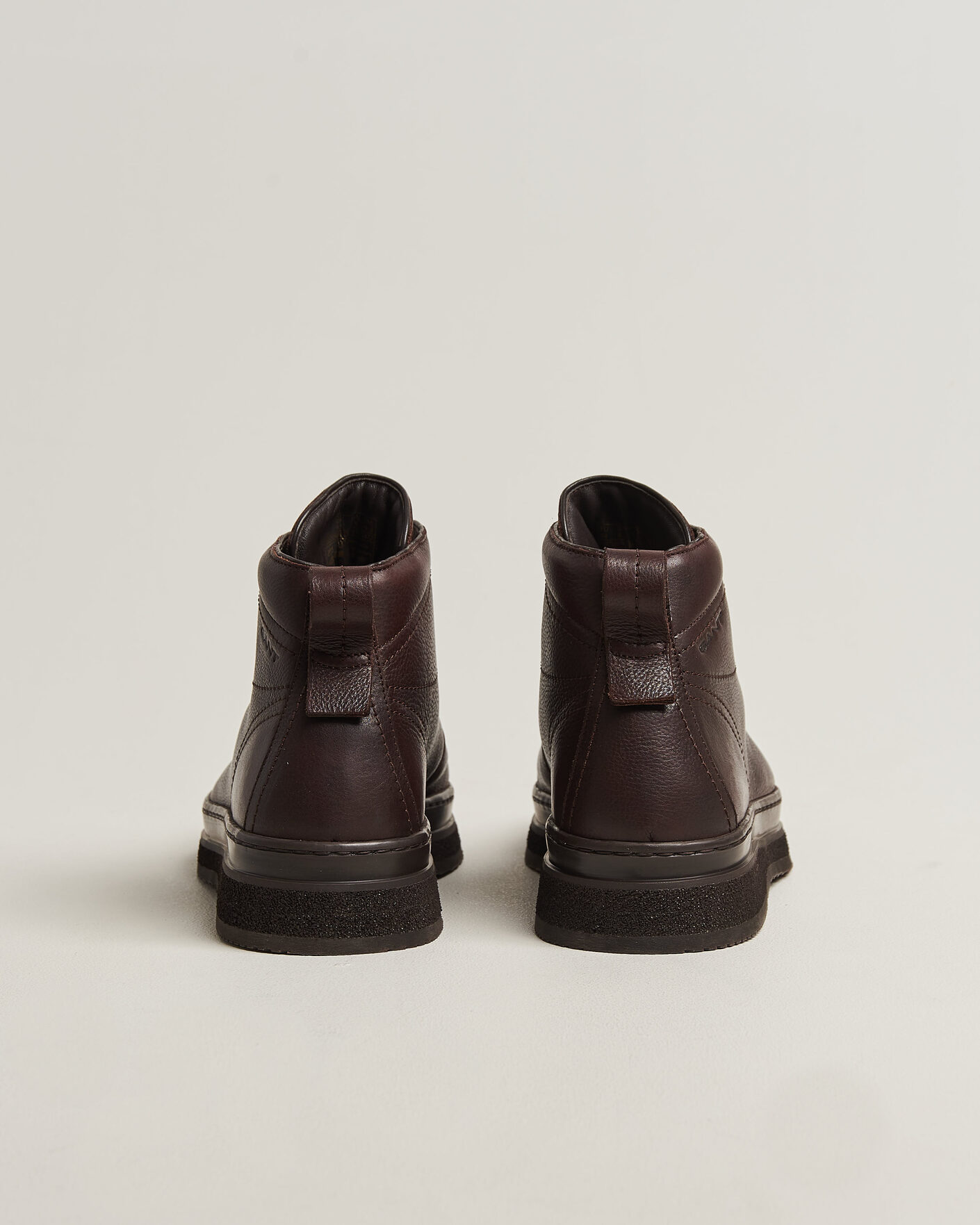 Hombres | Botas | Gant | Blistown Shearling Leather Boot Dark Brown