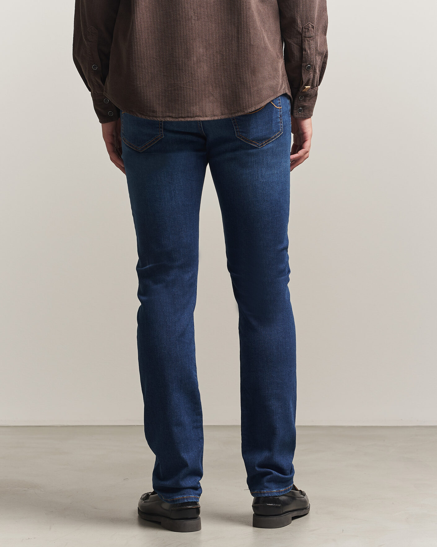 Hombres | Vaqueros | Jacob Cohën | Bard Slim Fit Vintage Wash Stretch Jeans Mid Blue