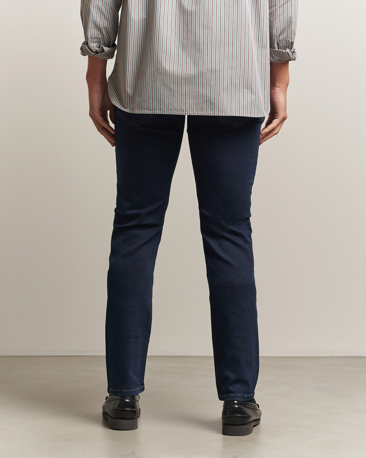 Hombres | Vaqueros | Jacob Cohën | Nick Slim Fit Rinse Wash Stretch Jeans Dark Blue