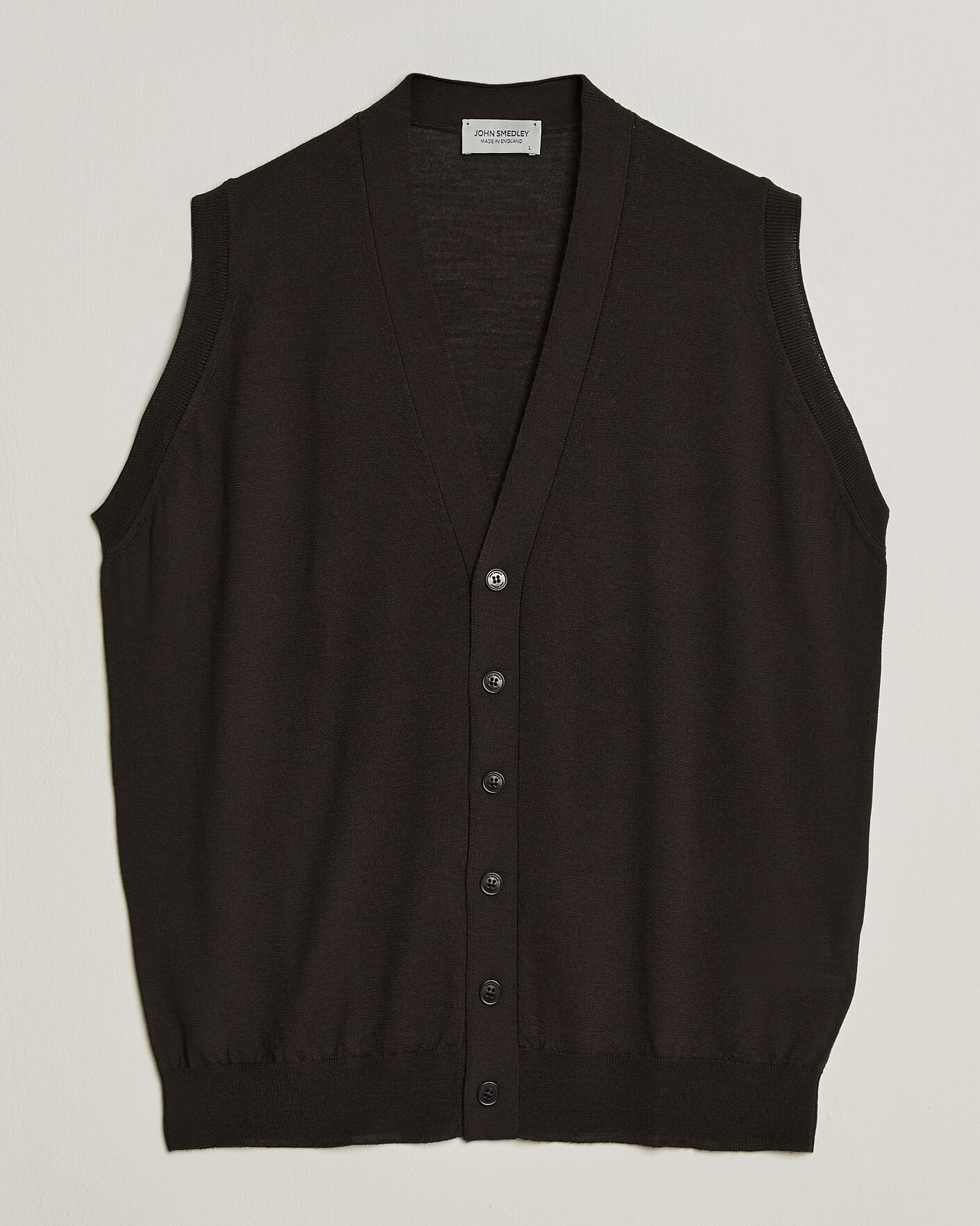 Hombres | Jerséis y prendas de punto | John Smedley | Bolton Extra Fine Merino Waistcoat Faulkner Brown