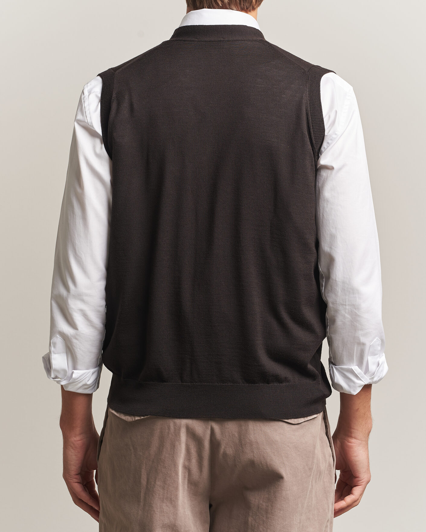 Hombres | Jerséis y prendas de punto | John Smedley | Bolton Extra Fine Merino Waistcoat Faulkner Brown