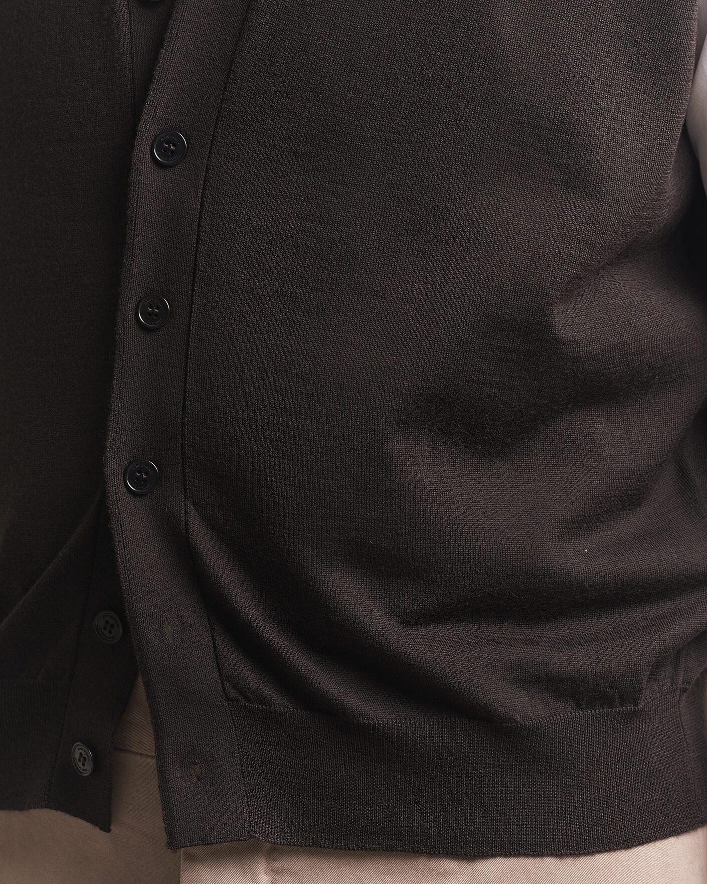 Hombres | Jerséis y prendas de punto | John Smedley | Bolton Extra Fine Merino Waistcoat Faulkner Brown