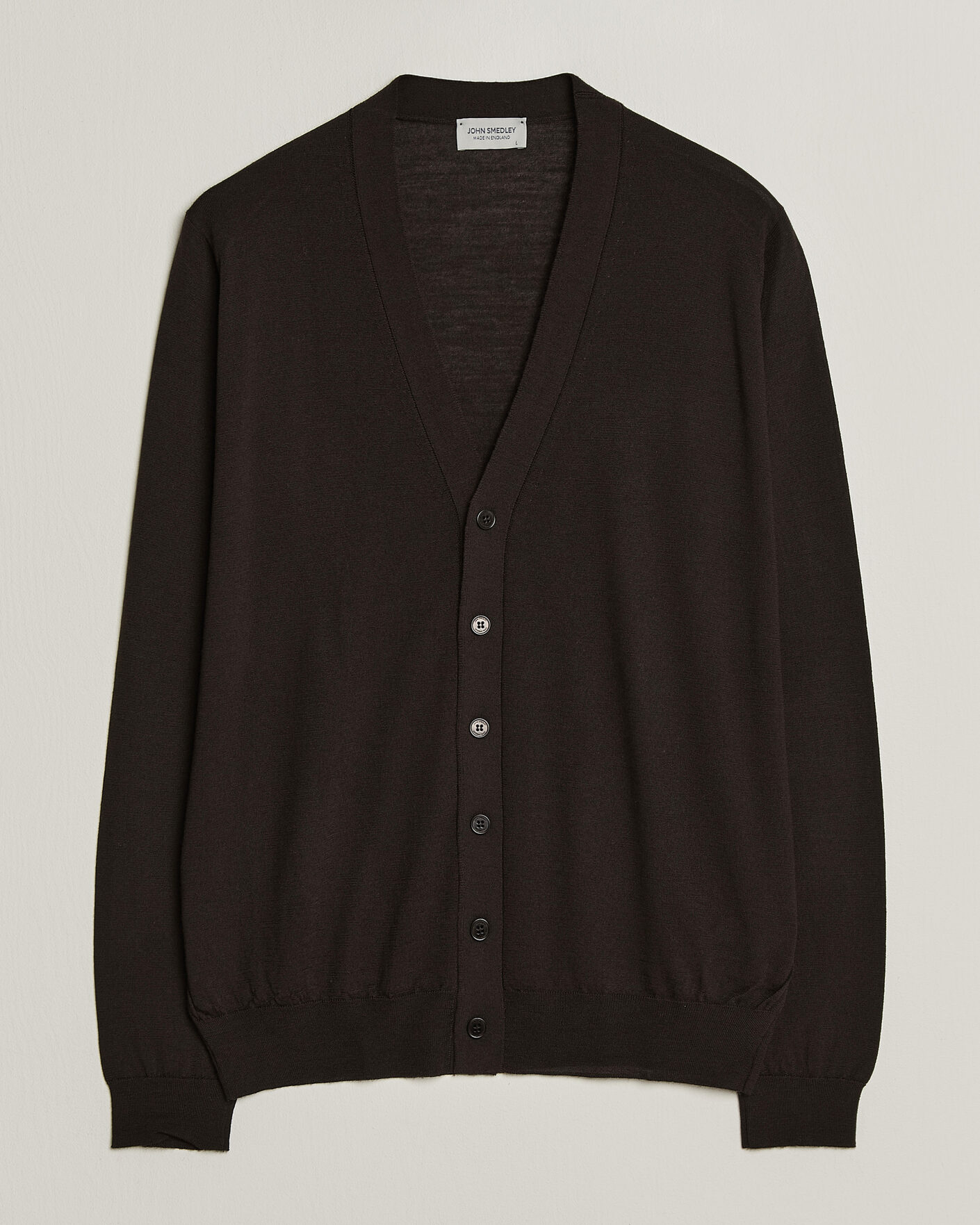 Hombres | Jerséis y prendas de punto | John Smedley | Bradrick Extra Fine Merino Cardigan Faulkner Brown