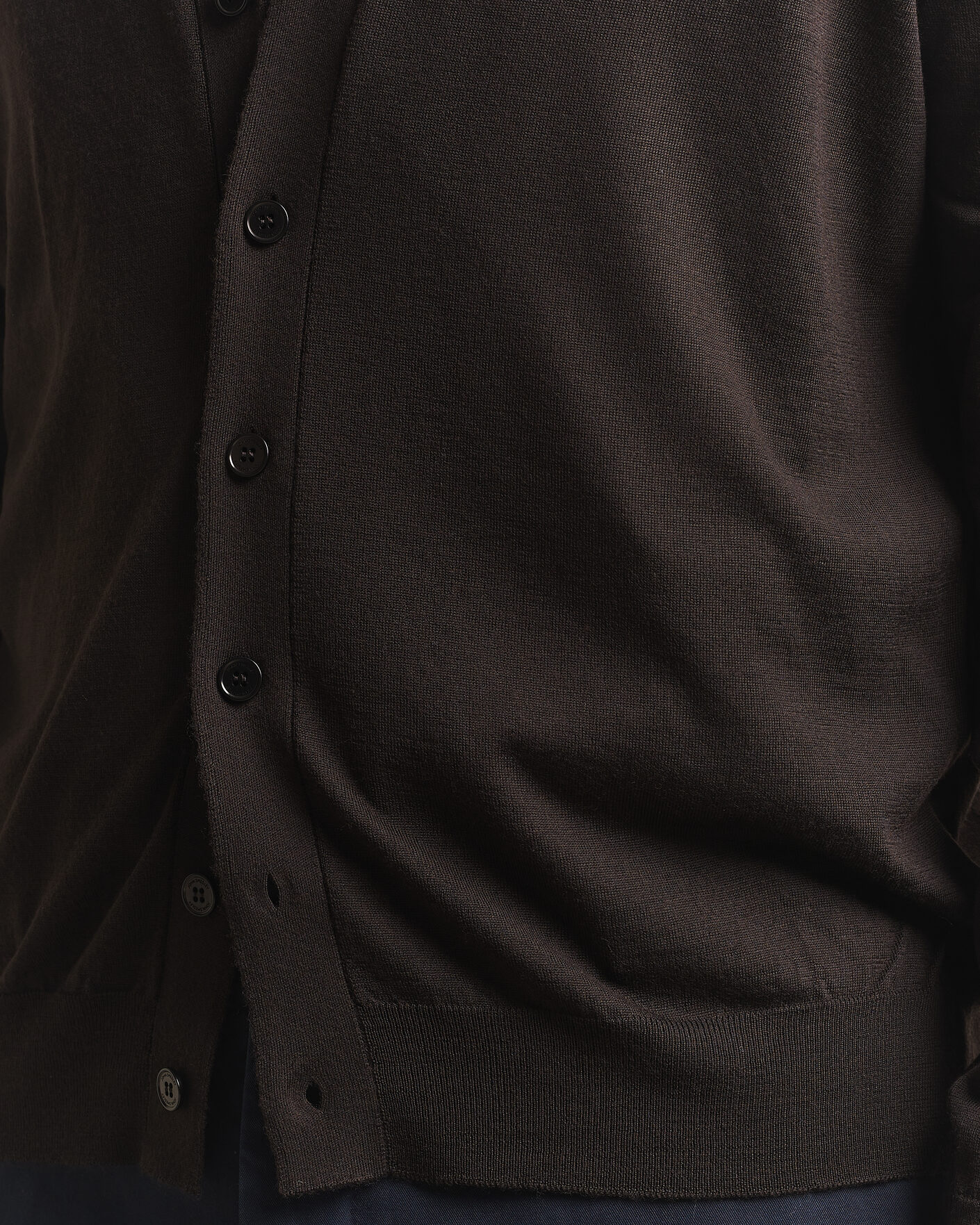 Hombres | Jerséis y prendas de punto | John Smedley | Bradrick Extra Fine Merino Cardigan Faulkner Brown