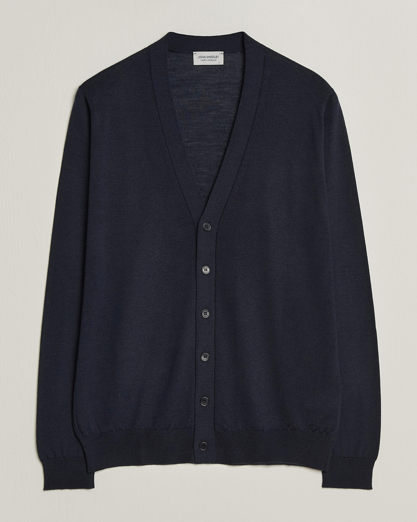 Hombres | Jerséis y prendas de punto | John Smedley | Bradrick Extra Fine Merino Cardigan Midnight