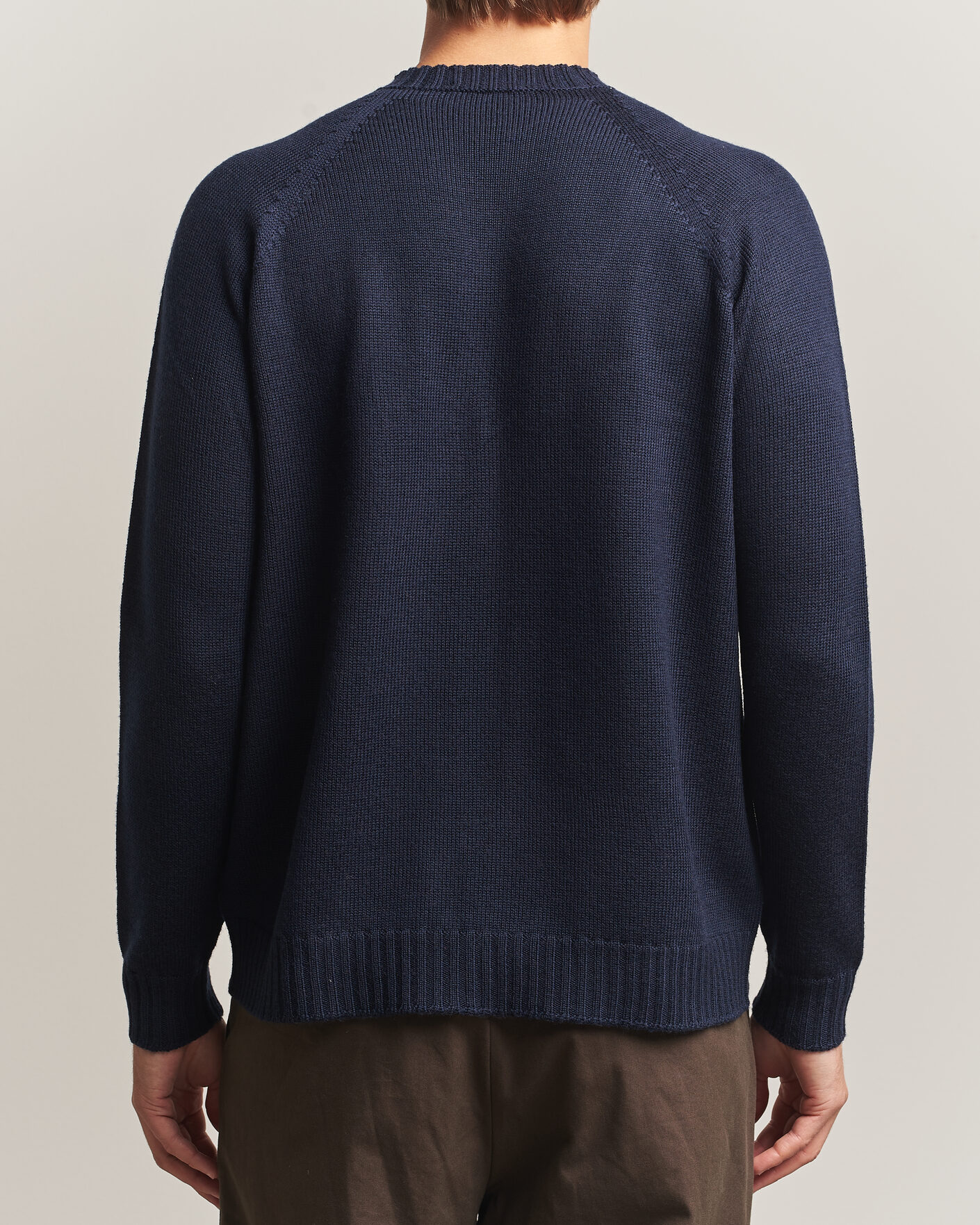 Hombres | Jerséis y prendas de punto | John Smedley | Denver Extra Fine Merino Crew Neck Midnight