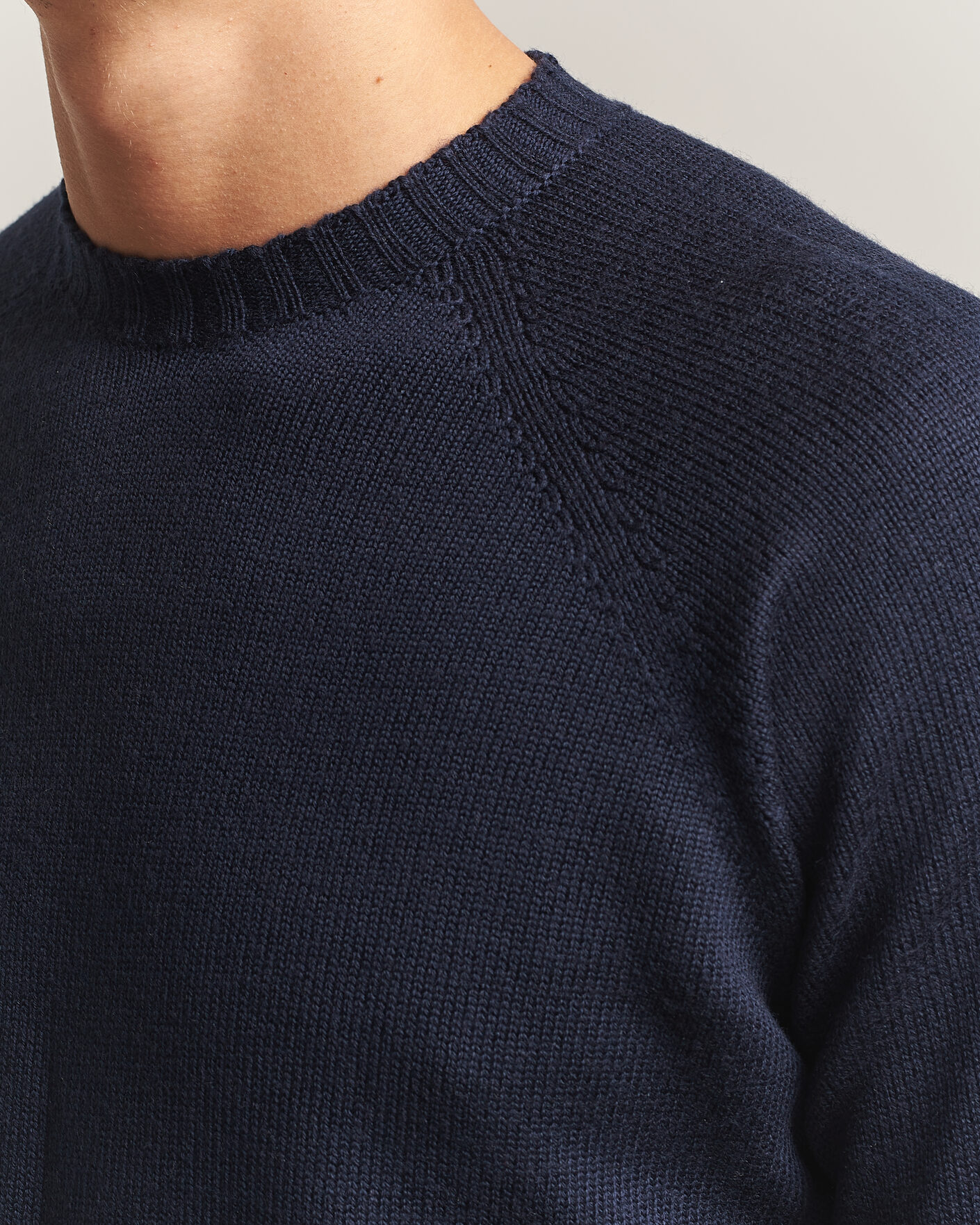 Hombres | Jerséis y prendas de punto | John Smedley | Denver Extra Fine Merino Crew Neck Midnight