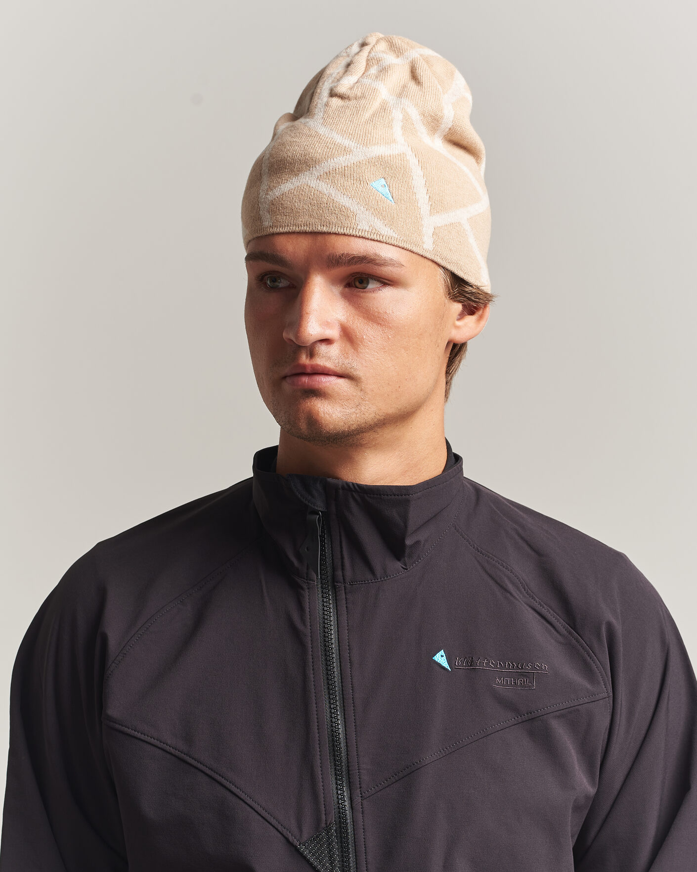 Hombres | Gorros | Klättermusen | Finn Beanie Warm Sand