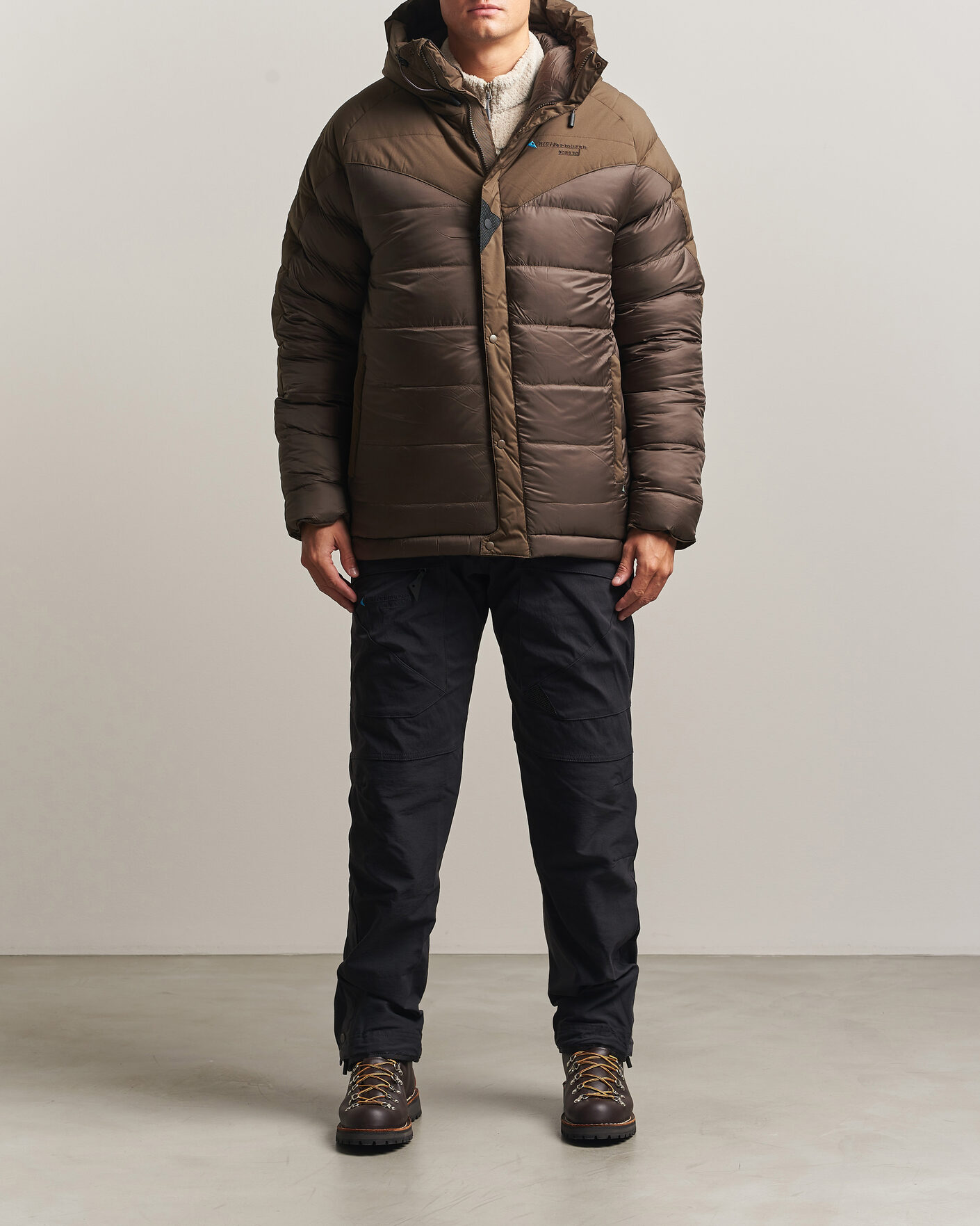Hombres | Abrigos y chaquetas | Klättermusen | Bore 3.0 Padded Jacket Slate Brown