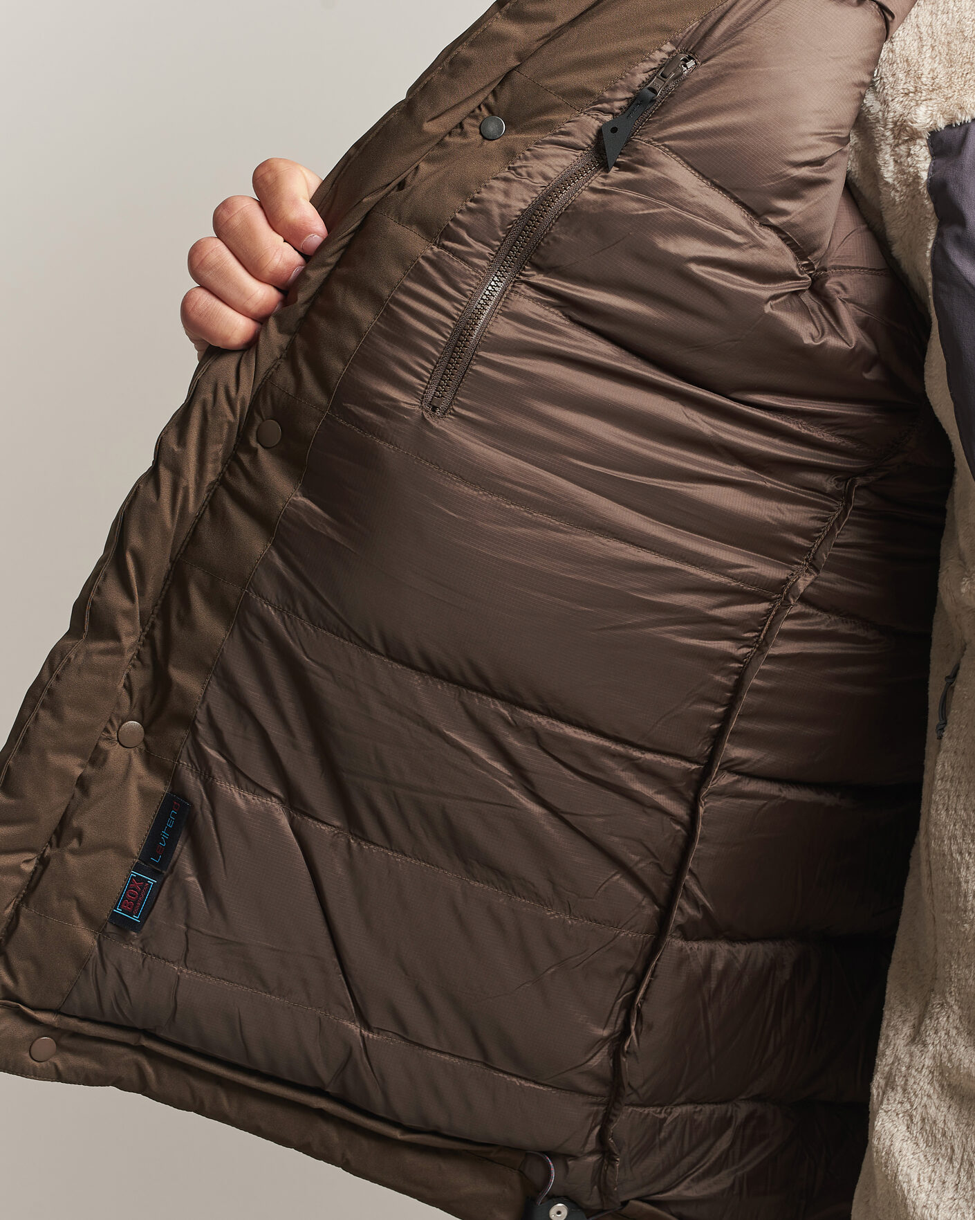 Hombres | Abrigos y chaquetas | Klättermusen | Bore 3.0 Padded Jacket Slate Brown