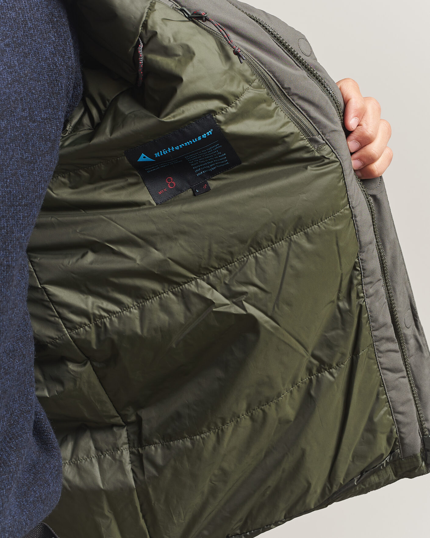 Hombres | Abrigos y chaquetas | Klättermusen | Rå Hood Jacket Dusky Green