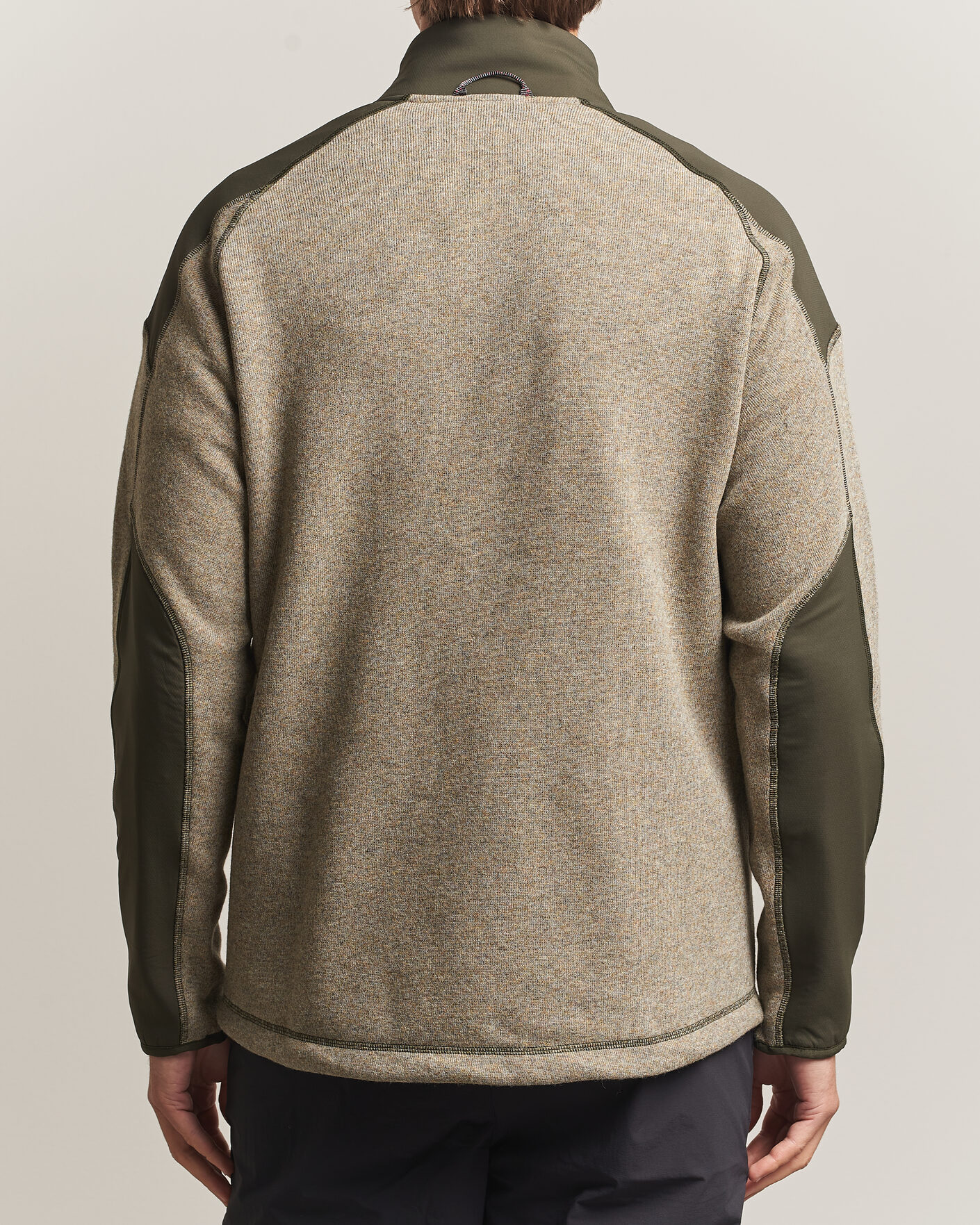 Hombres | Jerséis y prendas de punto | Klättermusen | Balderus Wool Fleece Hood Jacket Rosin Green