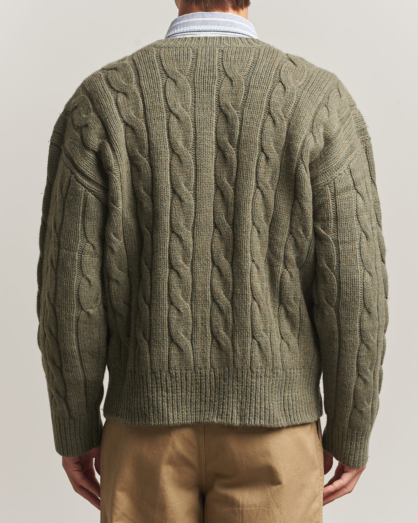 Hombres | Jerséis y prendas de punto | Polo Ralph Lauren | Exploded Cabel Sweater Treron Olive