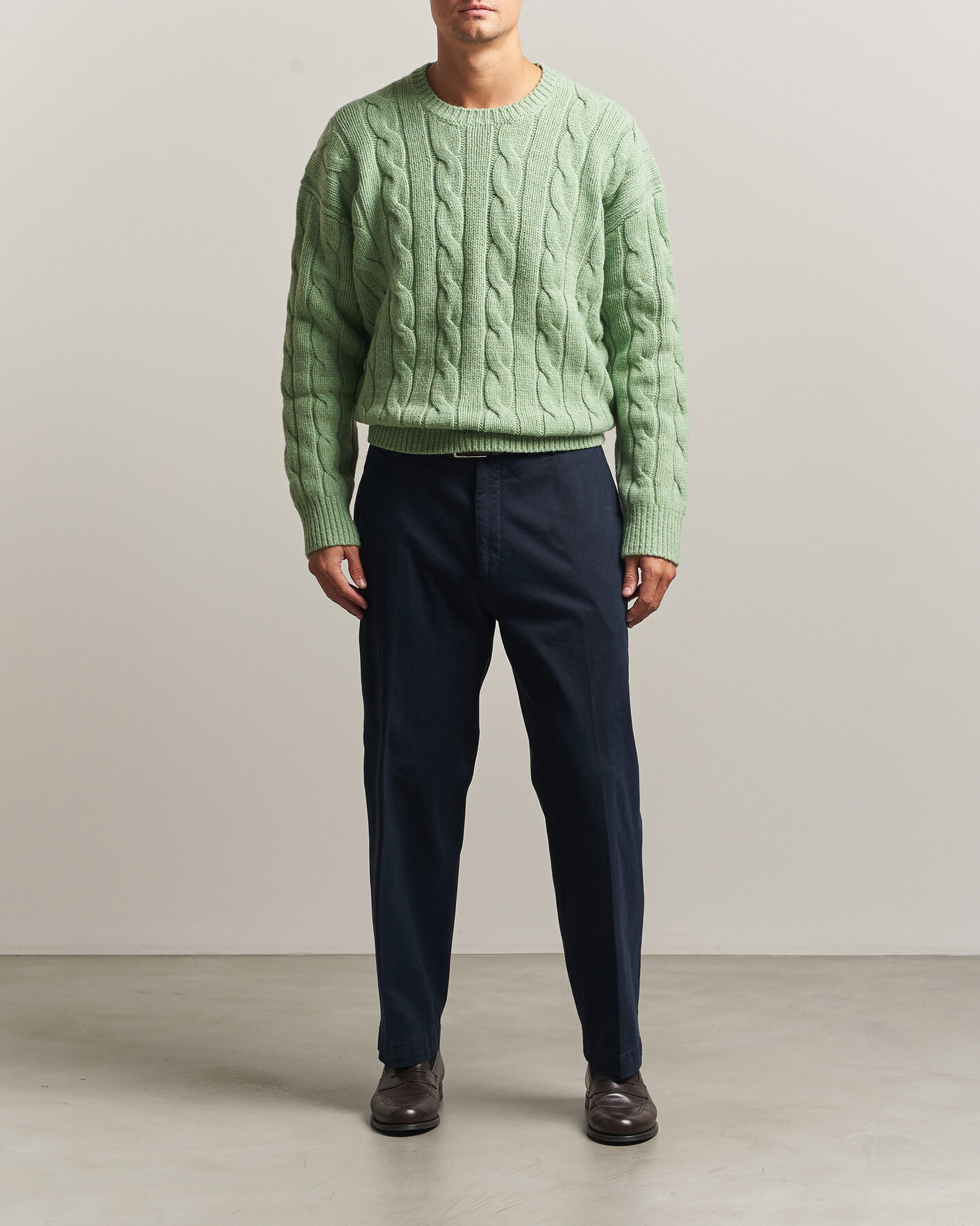Hombres | Jerséis y prendas de punto | Polo Ralph Lauren | Exploded Cabel Sweater Sprouting Green