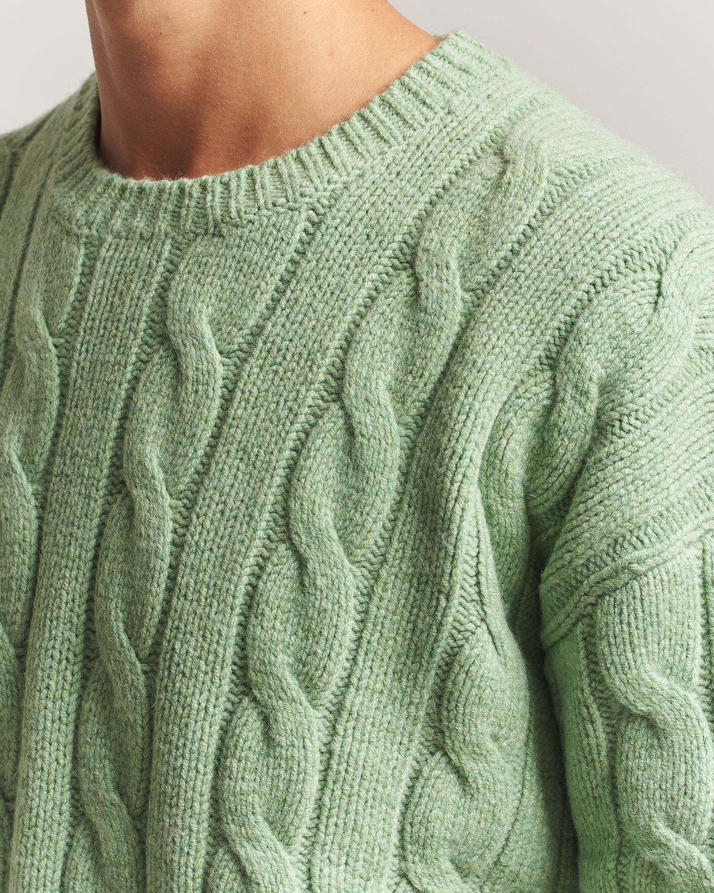 Hombres | Jerséis y prendas de punto | Polo Ralph Lauren | Exploded Cabel Sweater Sprouting Green