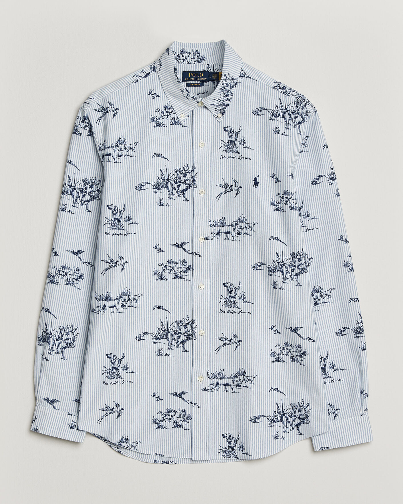 Hombres | Camisas | Polo Ralph Lauren | Custom Fit Printed Oxford Shirt Field & Pheasant