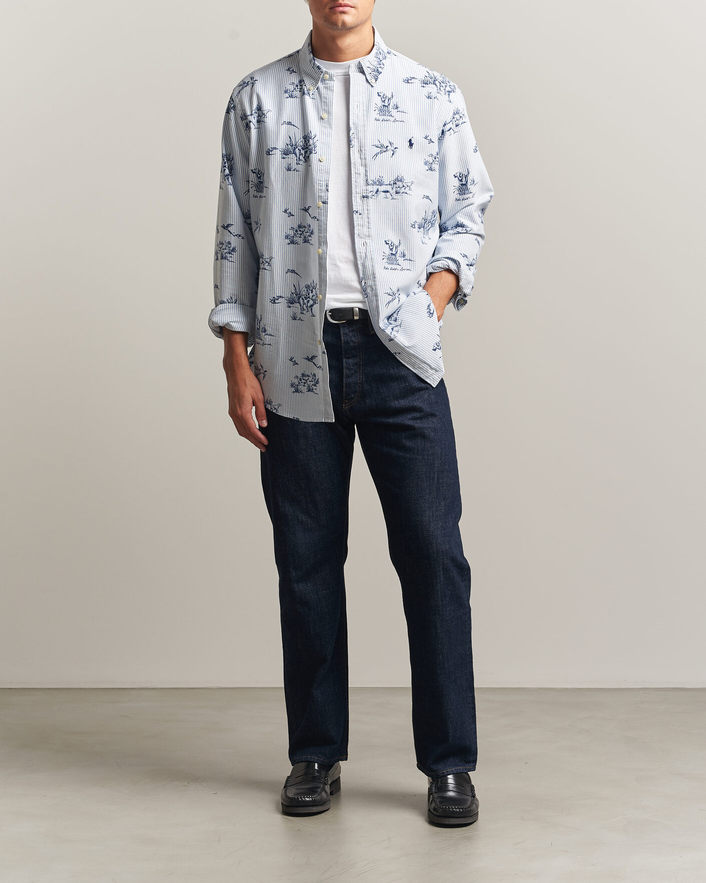 Hombres | Camisas | Polo Ralph Lauren | Custom Fit Printed Oxford Shirt Field & Pheasant