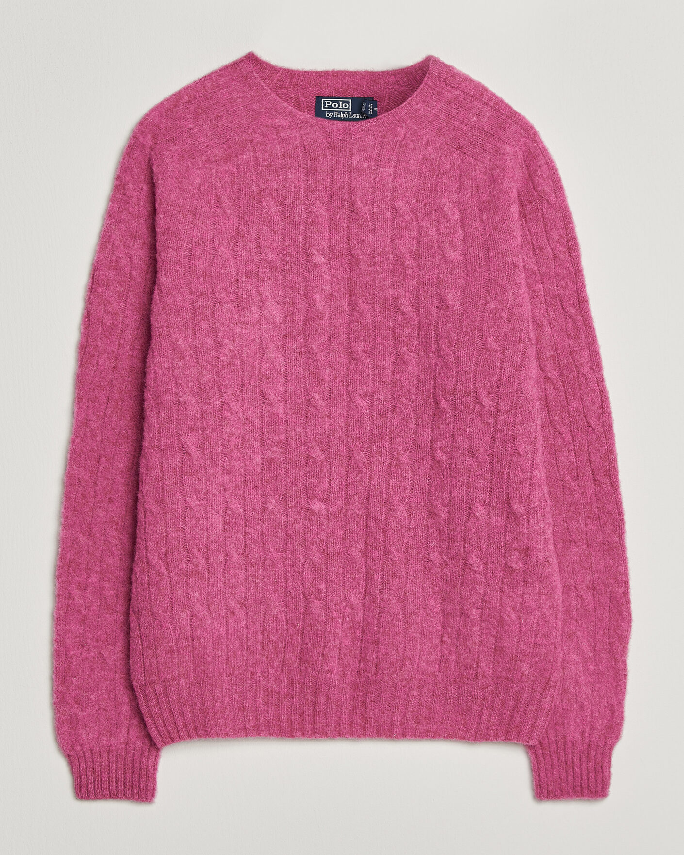 Hombres | Jerséis y prendas de punto | Polo Ralph Lauren | Shaggy Cable Merino Pullover Thulian Pink Heather