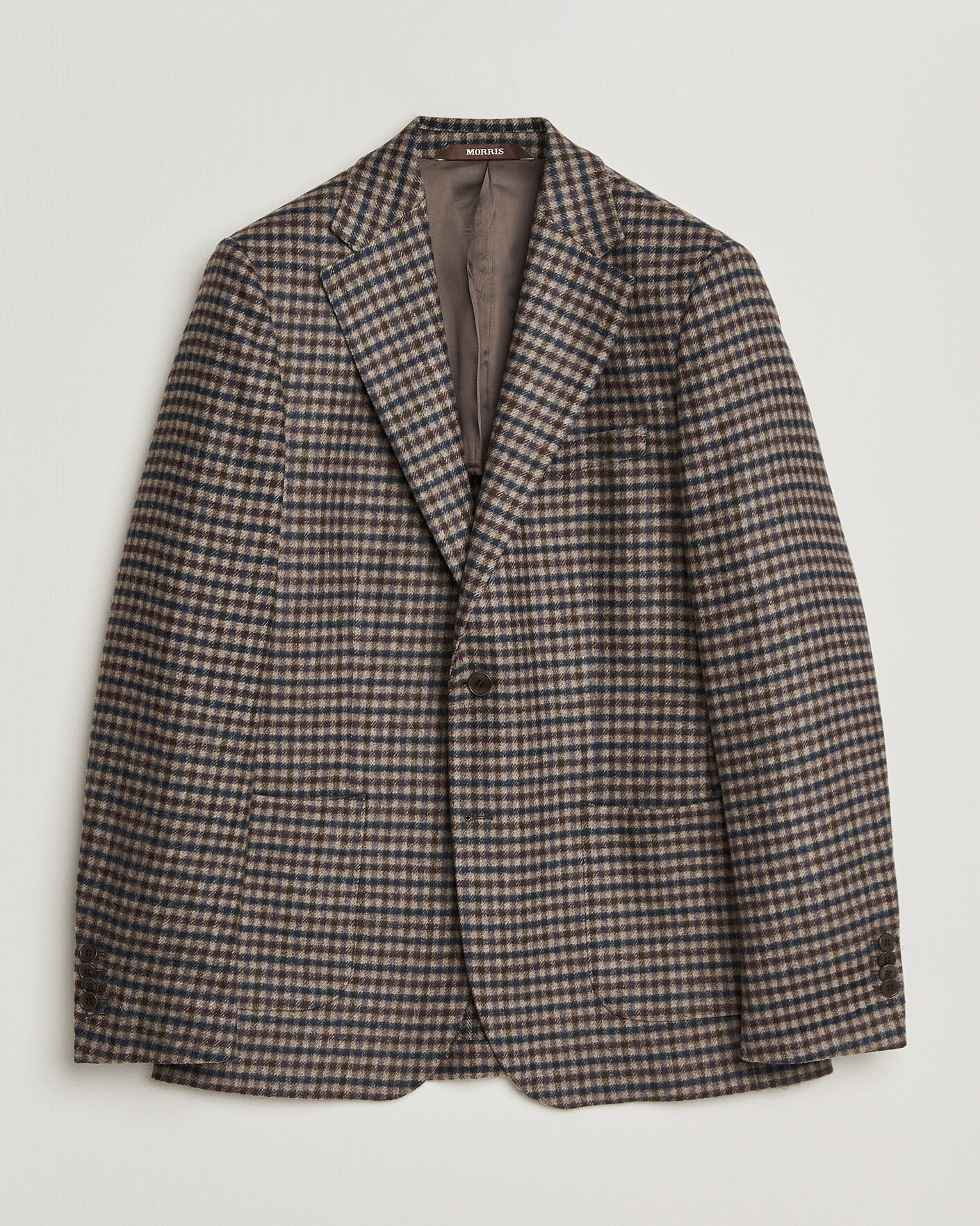 Hombres | Blazers | Morris | Soft Check Blazer Brown