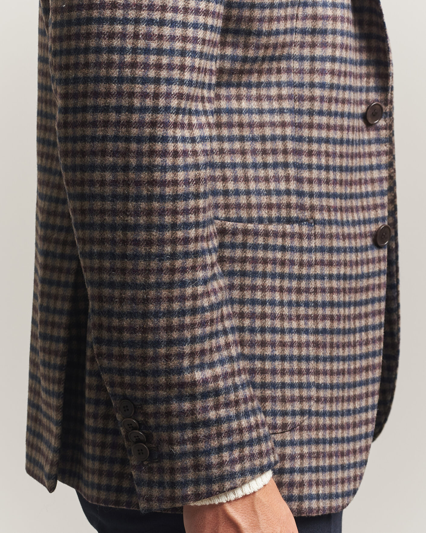 Hombres | Blazers | Morris | Soft Check Blazer Brown