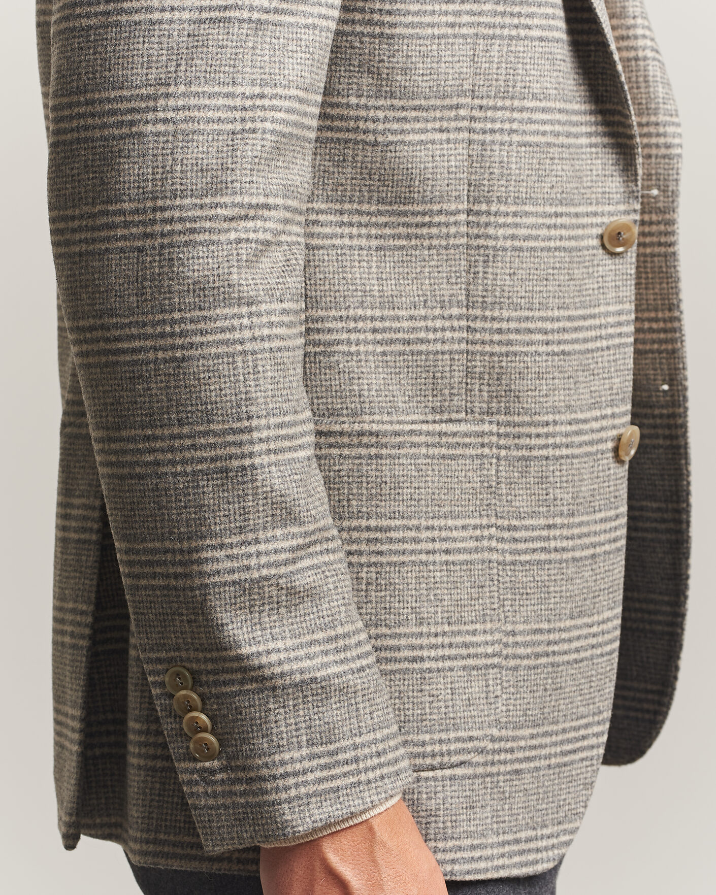 Hombres | Blazers | Morris | Soft Glencheck Blazer Brown