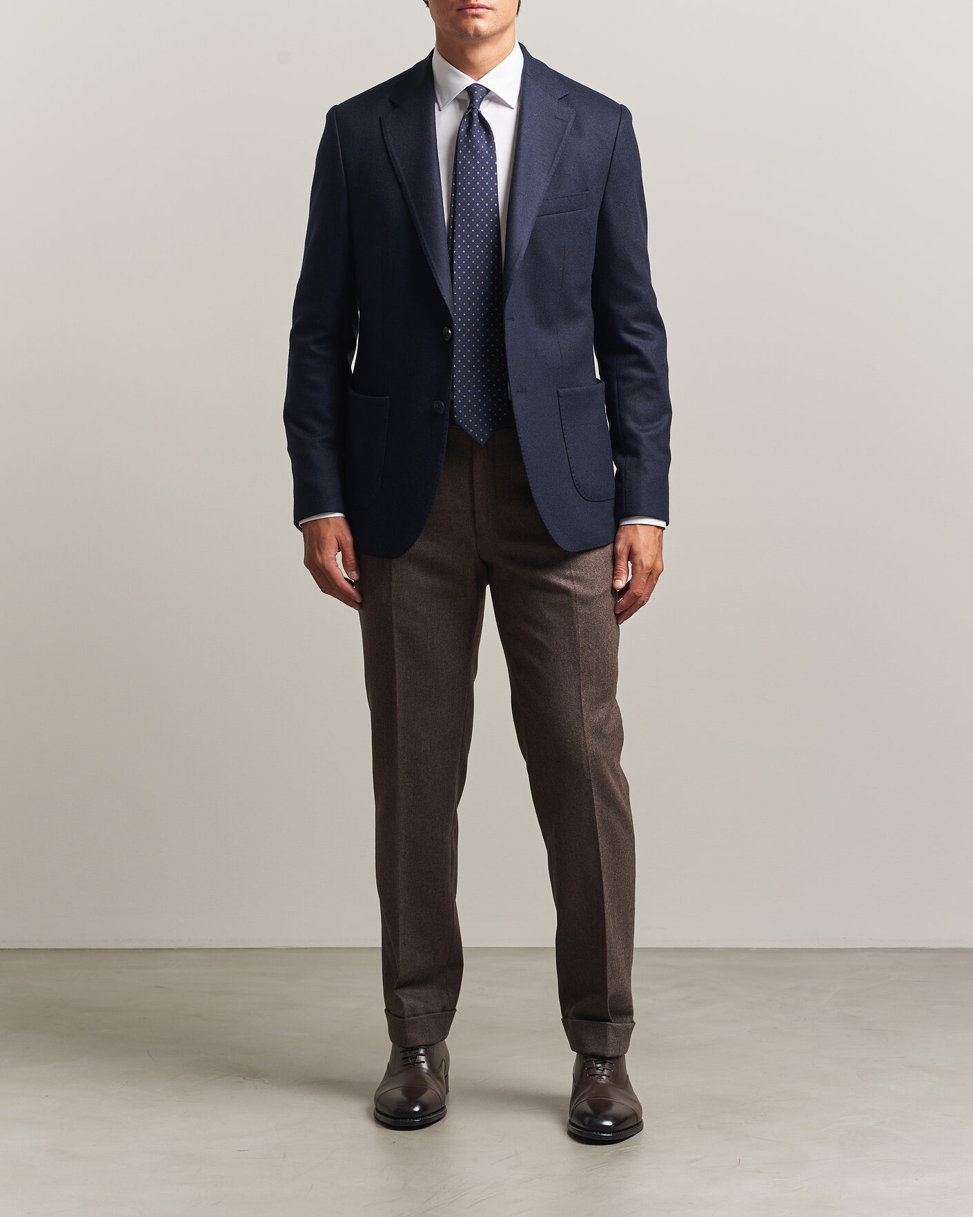 Hombres | Blazers | Morris | Wool Jersey Blazer Navy