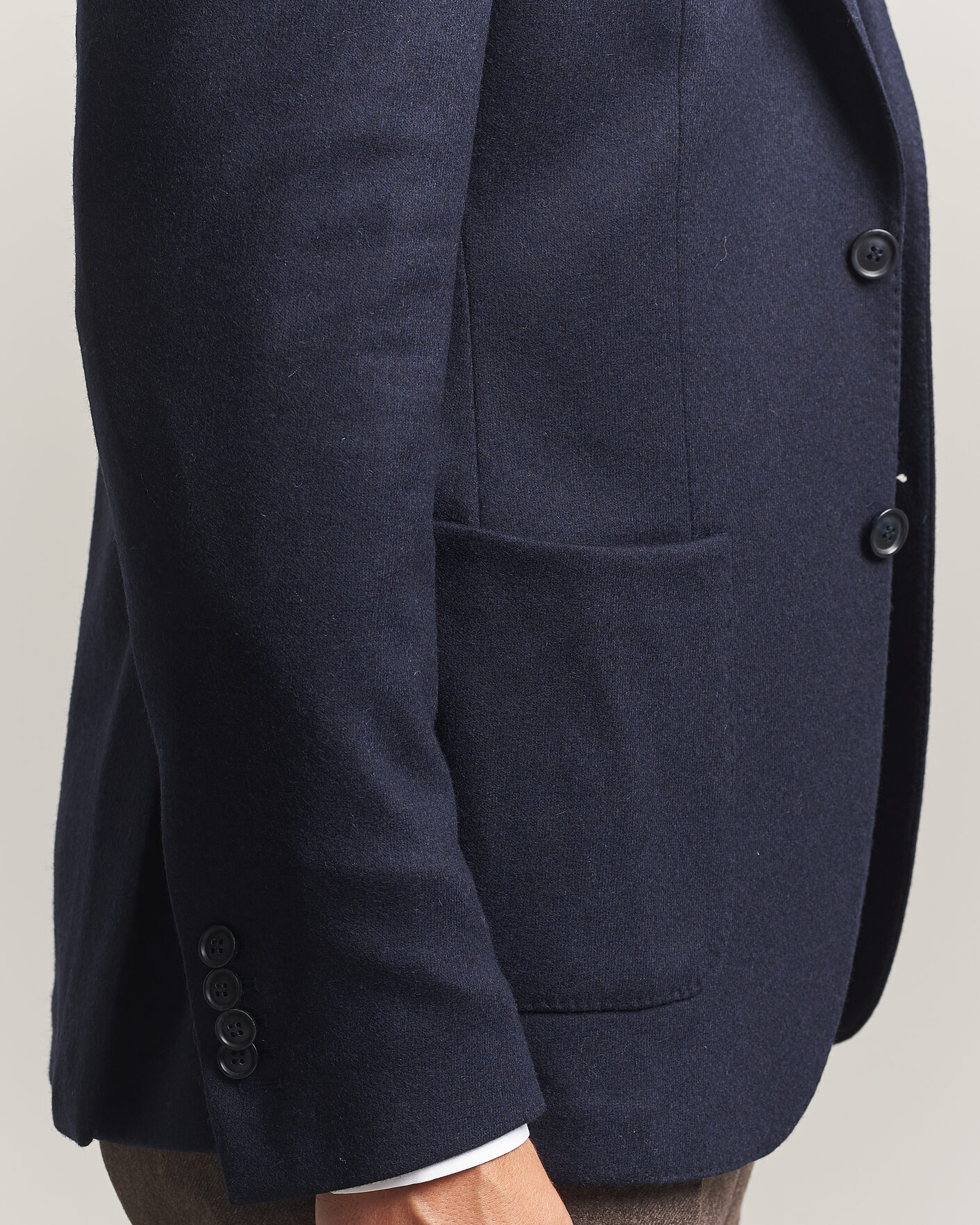 Hombres | Blazers | Morris | Wool Jersey Blazer Navy