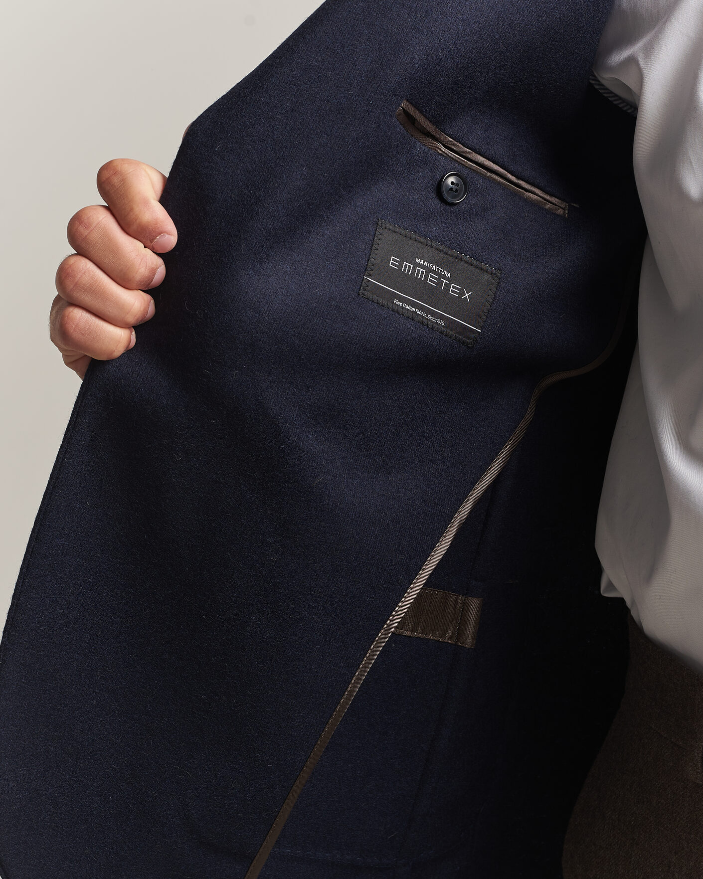 Hombres | Blazers | Morris | Wool Jersey Blazer Navy