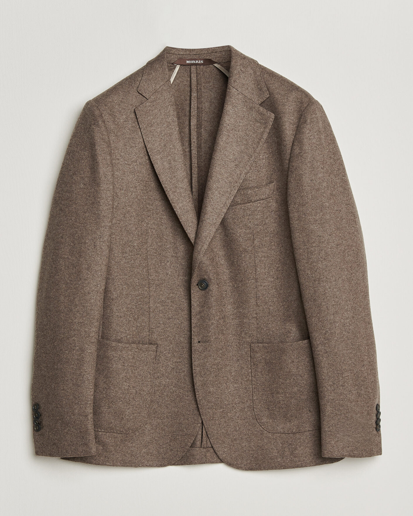 Hombres | Blazers | Morris | Wool Jersey Blazer Brown