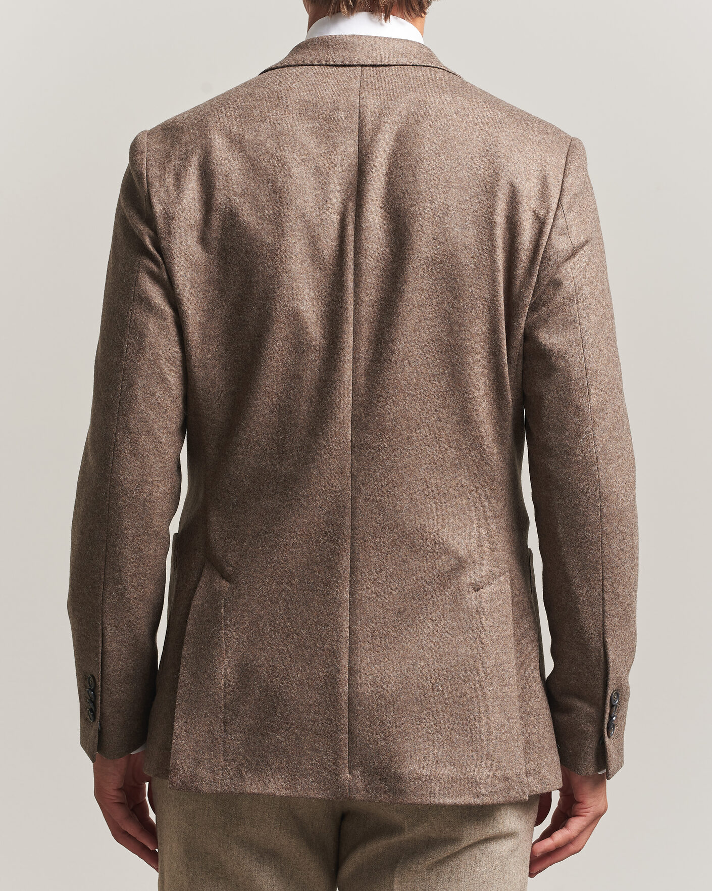 Hombres | Blazers | Morris | Wool Jersey Blazer Brown