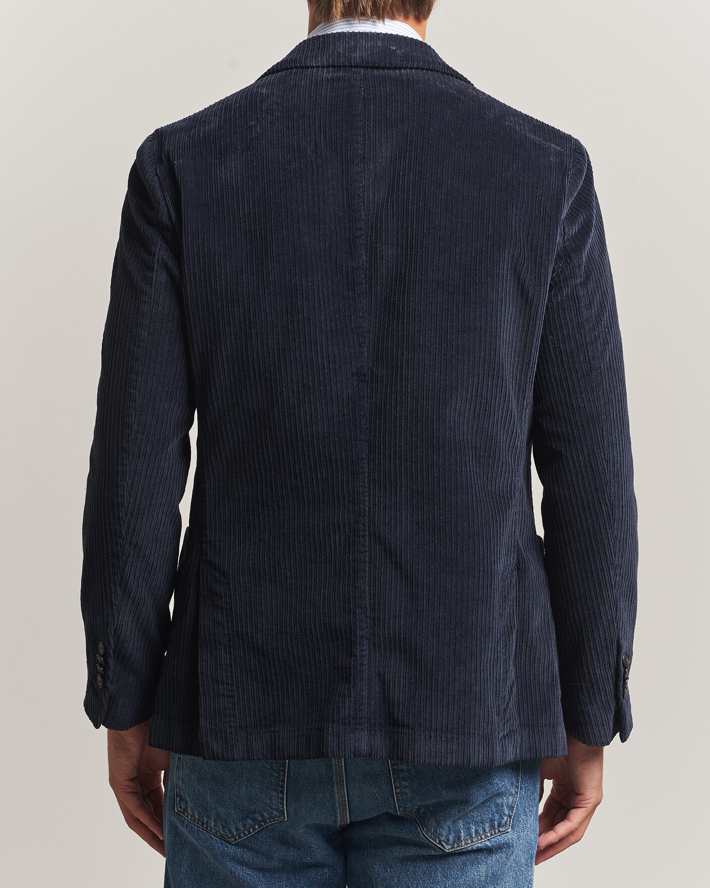 Hombres | Blazers | Morris | Washed Cord Blazer Navy