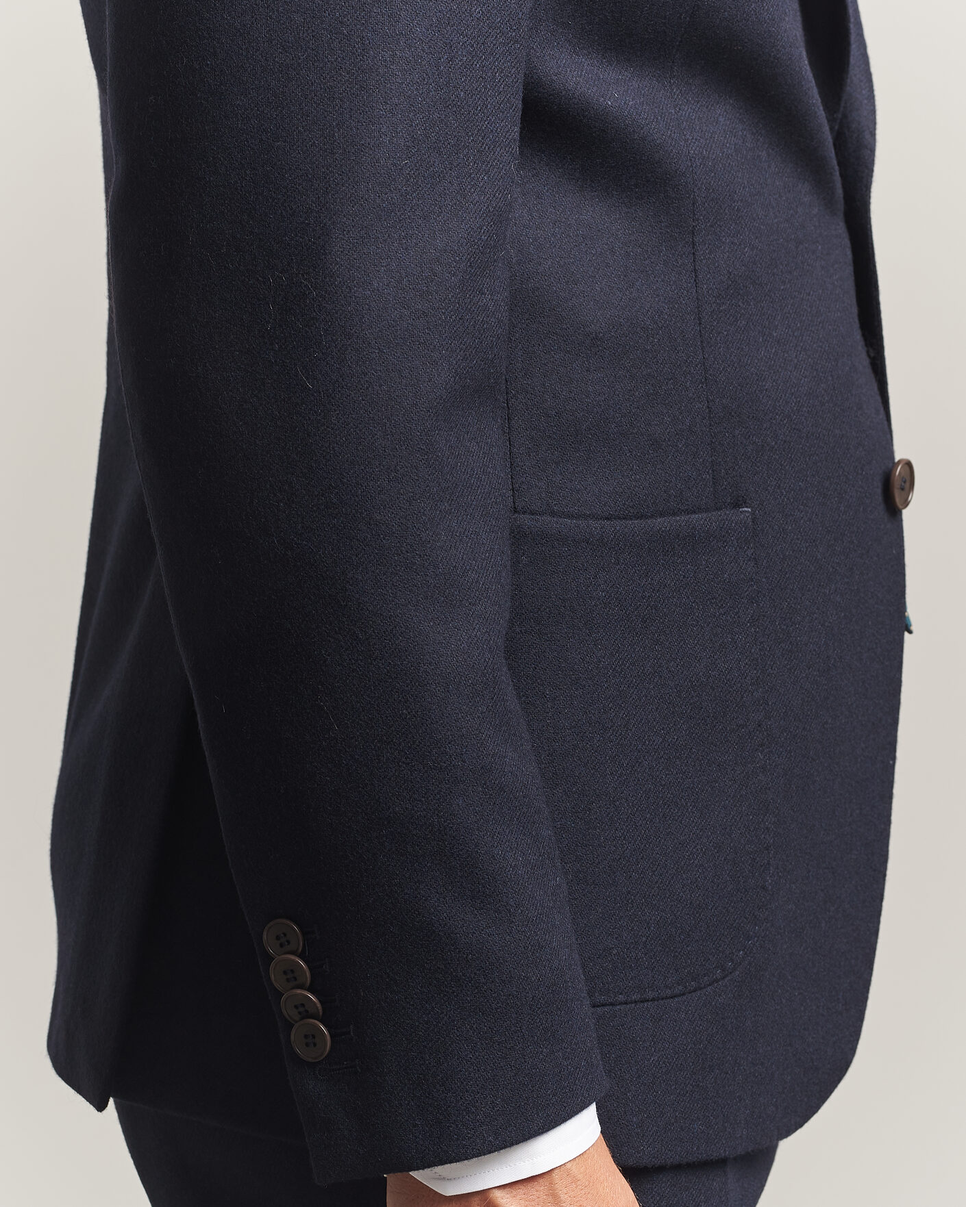 Hombres | Blazers | Morris | Flannel Suit Blazer Navy
