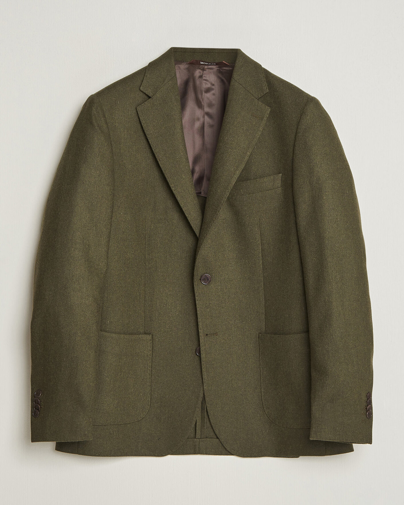 Hombres | Blazers | Morris | Flannel Suit Blazer Green