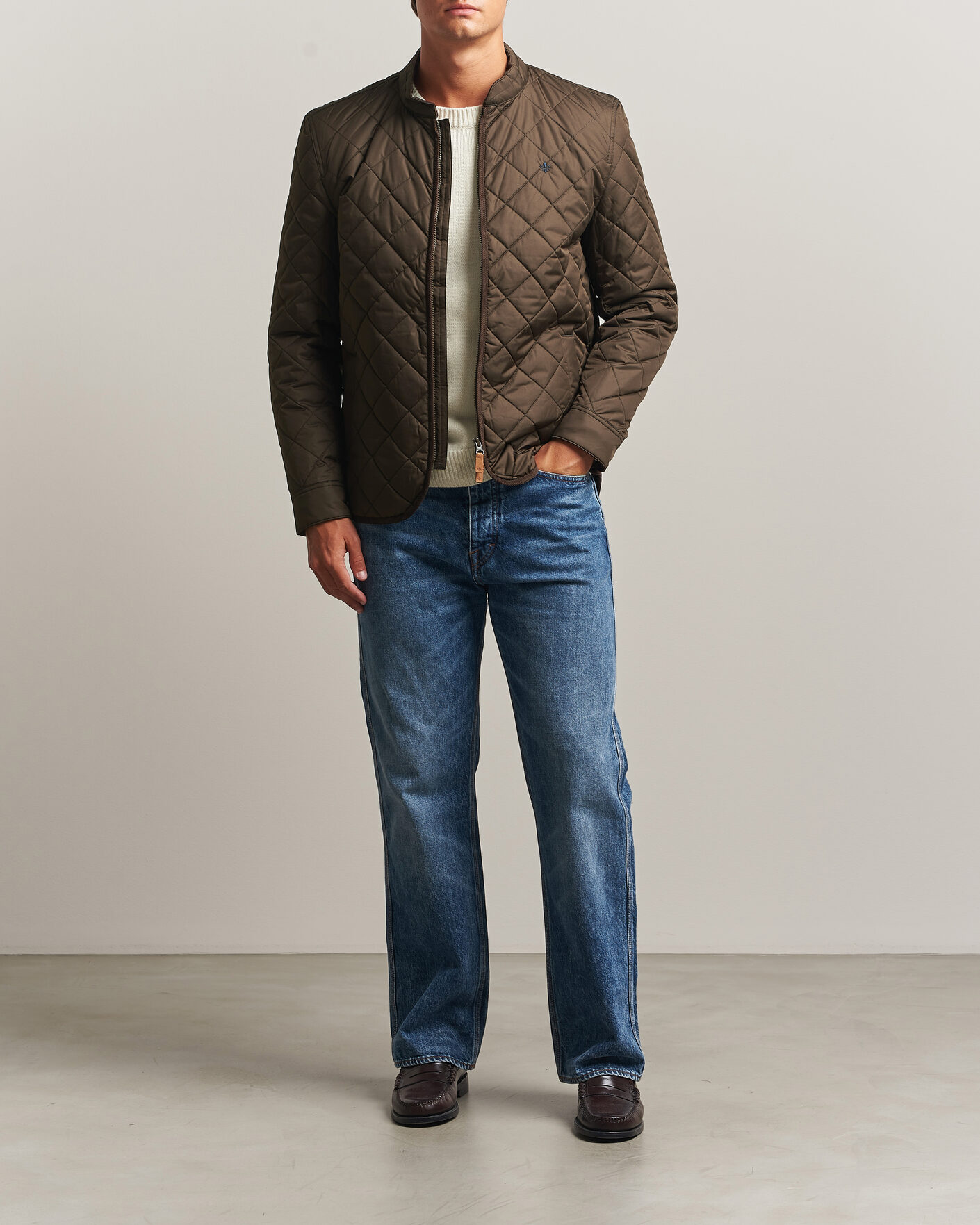 Hombres | Abrigos y chaquetas | Morris | Teddy Quilted Jacket Brown
