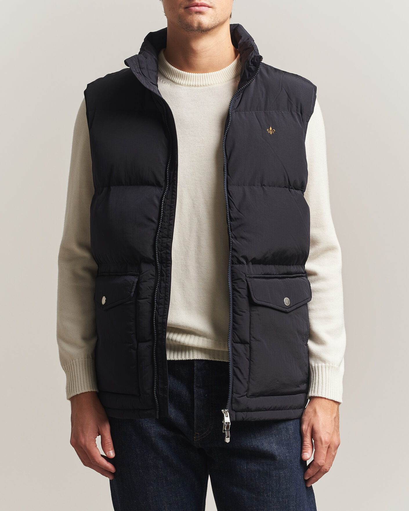 Hombres | Chalecos | Morris | Lennox Puffer Vest Blue