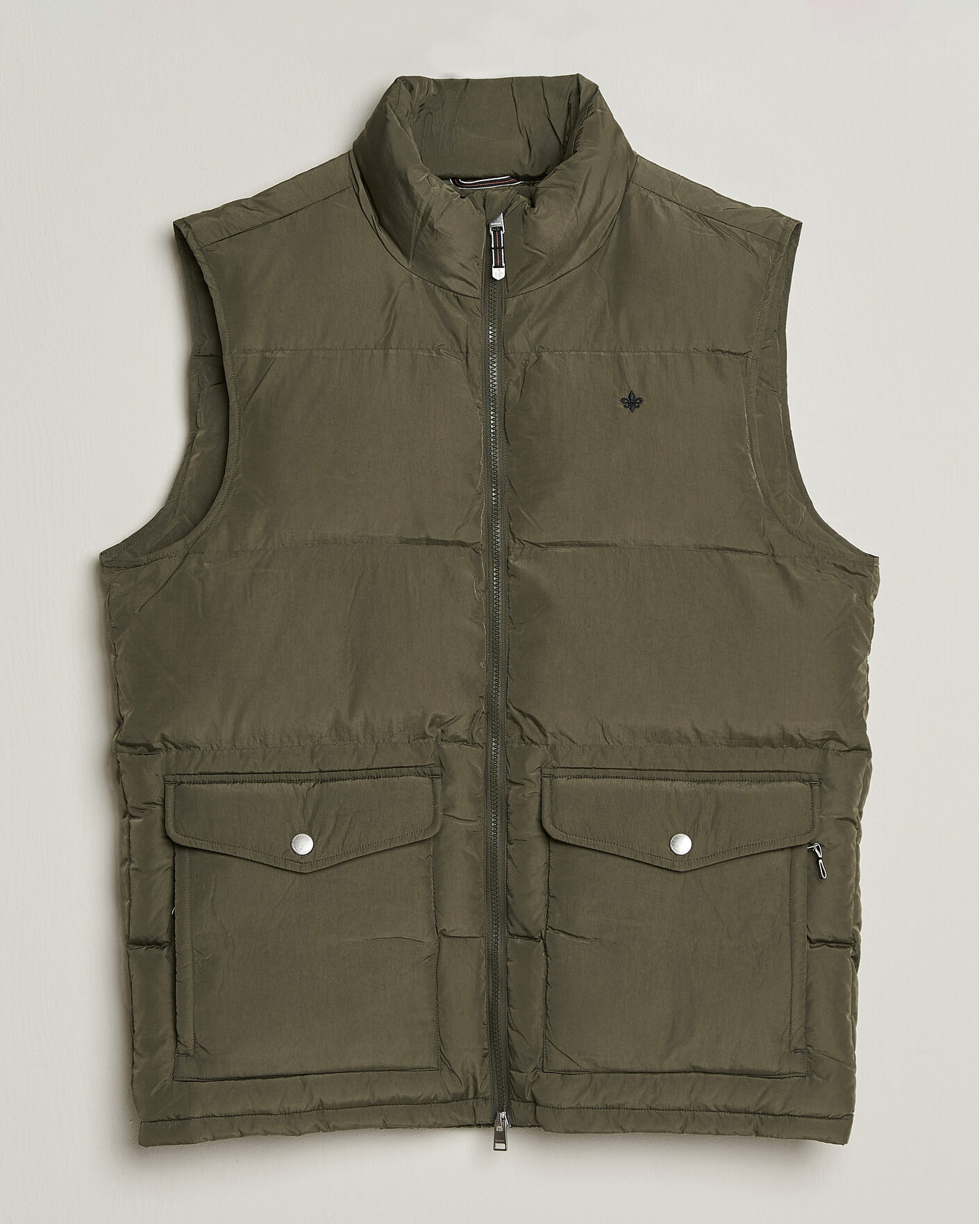 Hombres | Chalecos | Morris | Lennox Puffer Vest Olive