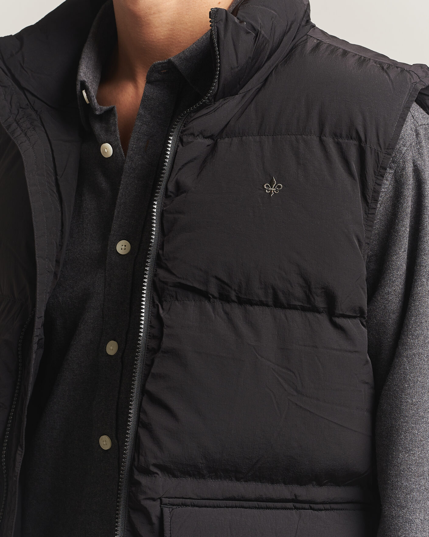 Hombres | Chalecos | Morris | Lennox Puffer Vest Black