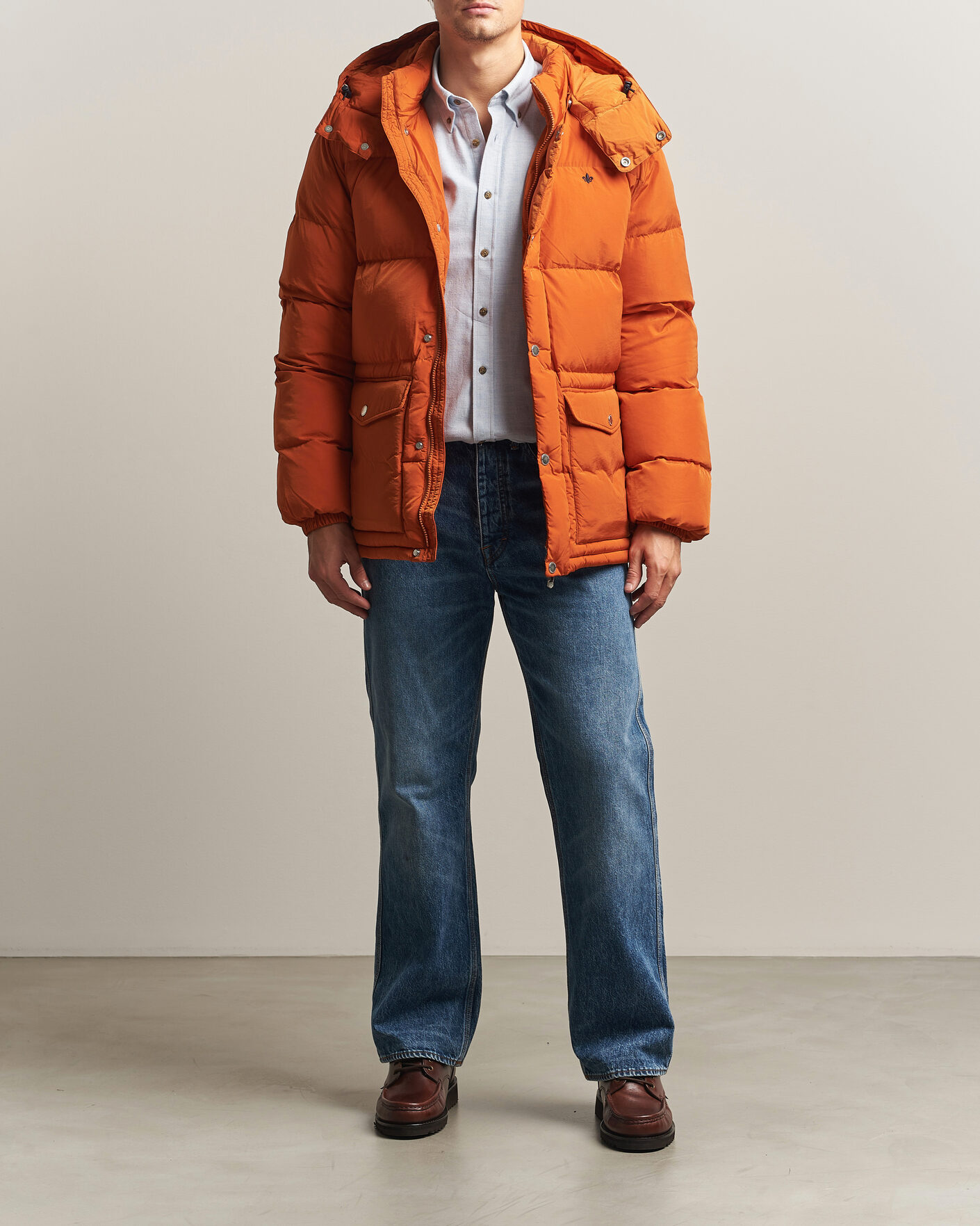 Hombres | Abrigos y chaquetas | Morris | Lennox Puffer Jacket Orange