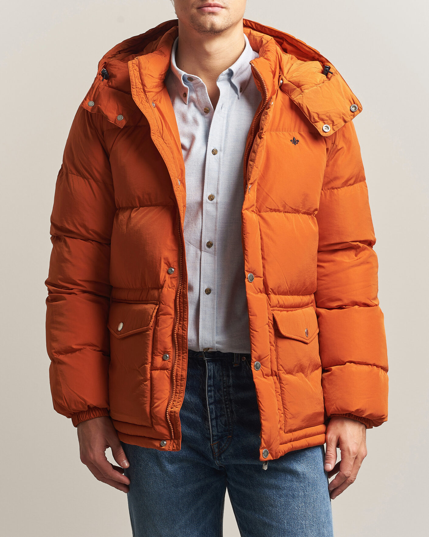 Hombres | Abrigos y chaquetas | Morris | Lennox Puffer Jacket Orange