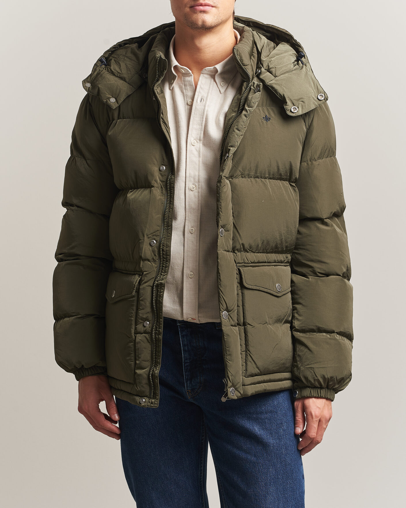 Hombres | Abrigos y chaquetas | Morris | Lennox Puffer Jacket Olive