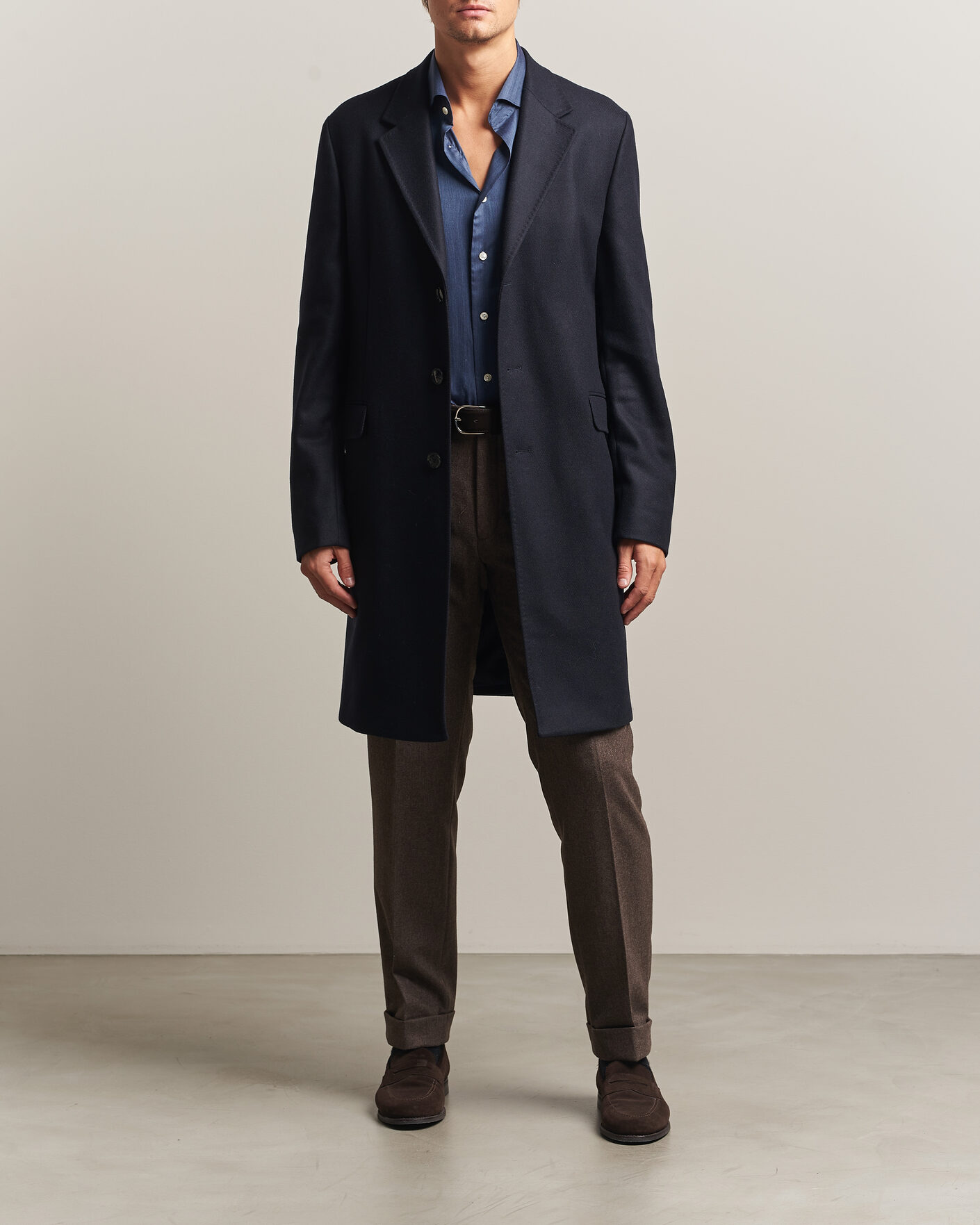 Hombres | Abrigos y chaquetas | Morris | Ben Wool Coat Navy