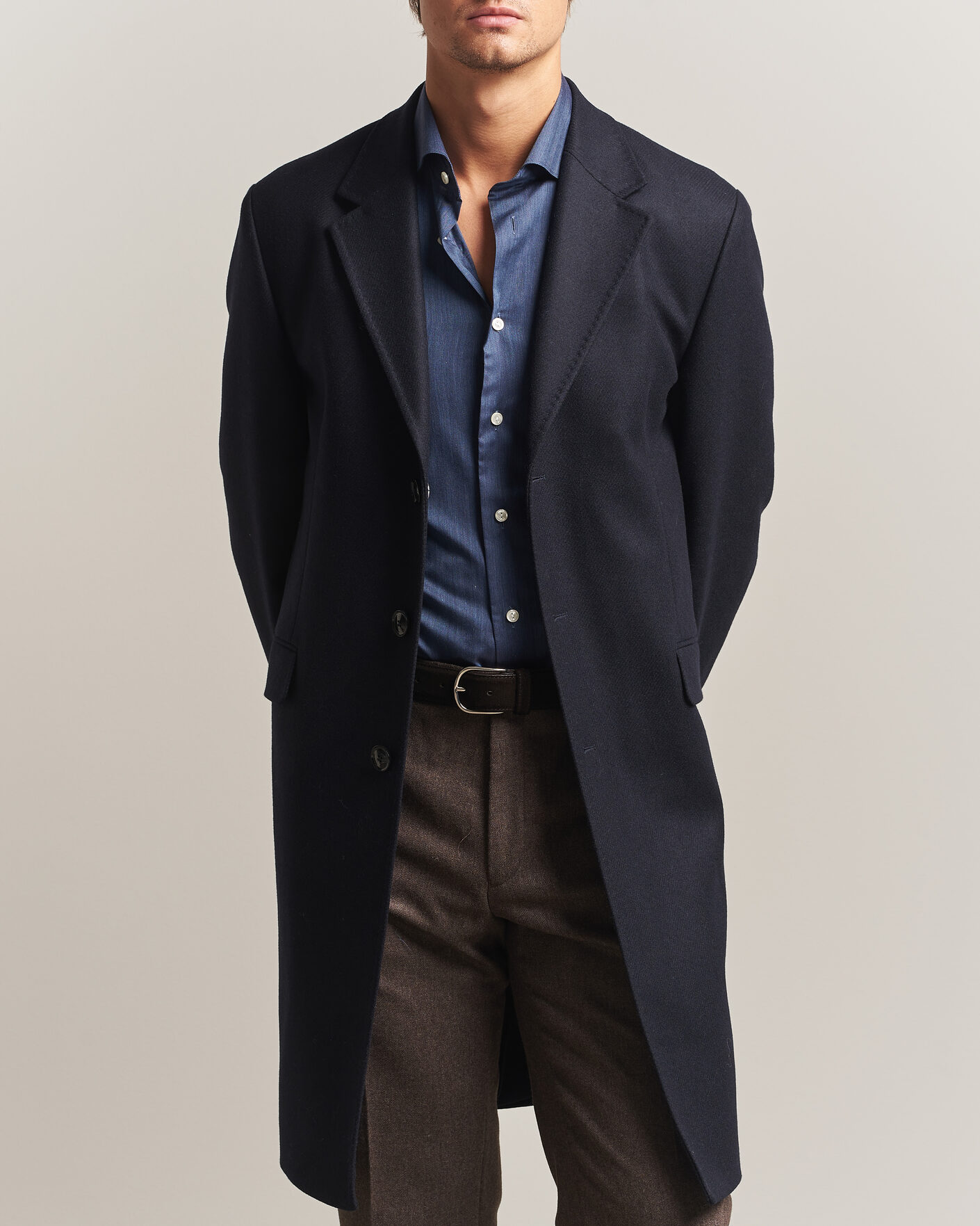 Hombres | Abrigos y chaquetas | Morris | Ben Wool Coat Navy