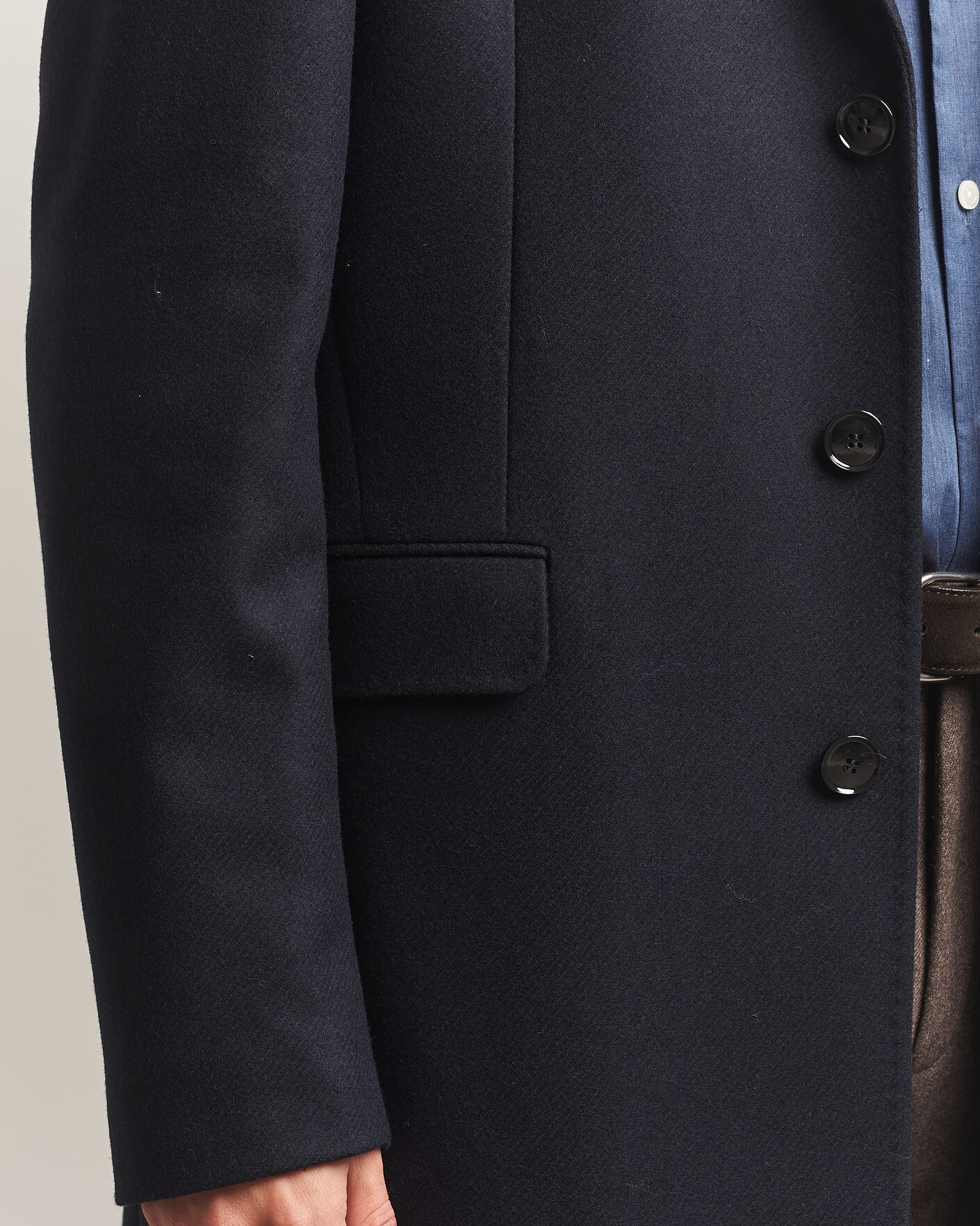 Hombres | Abrigos y chaquetas | Morris | Ben Wool Coat Navy
