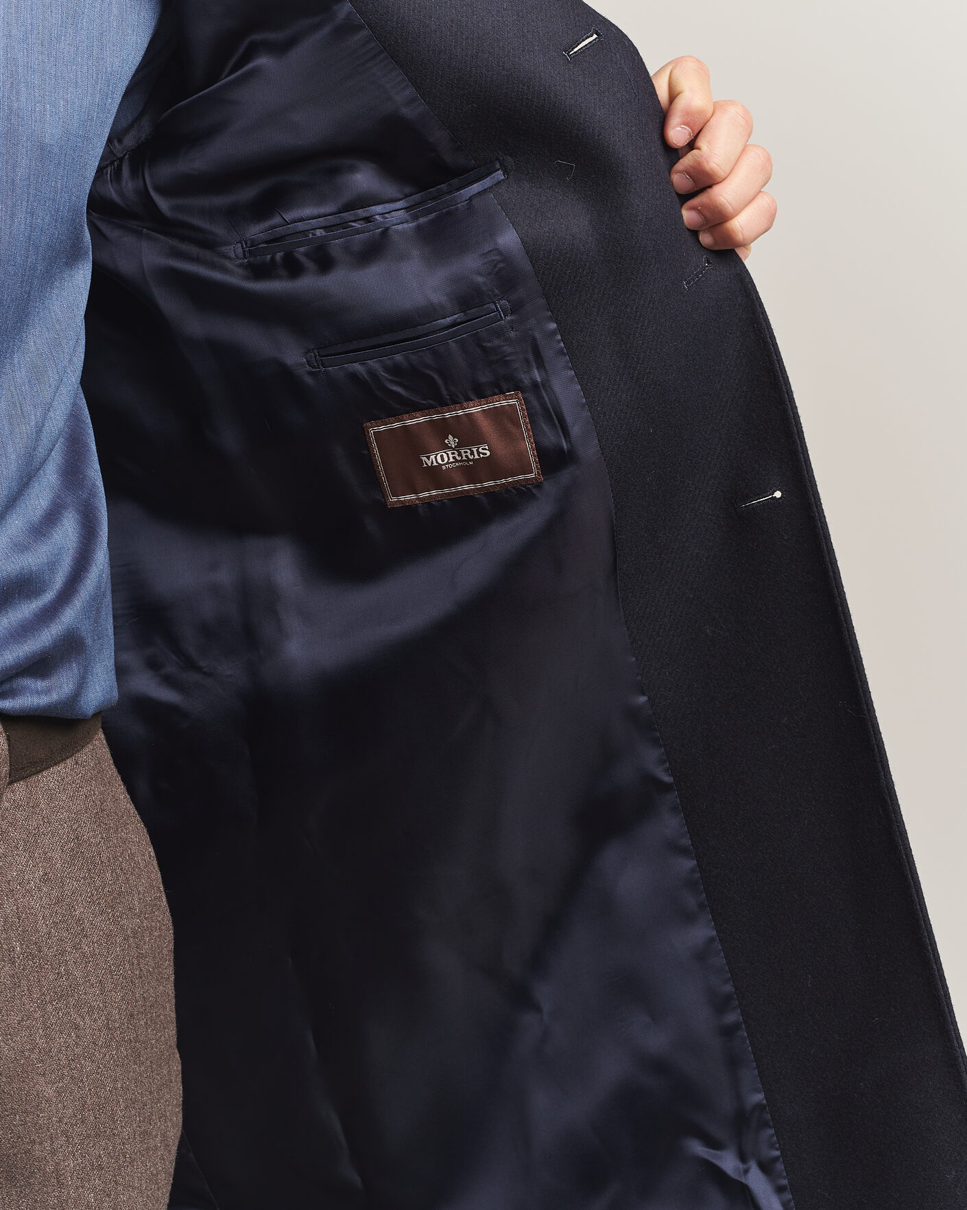 Hombres | Abrigos y chaquetas | Morris | Ben Wool Coat Navy